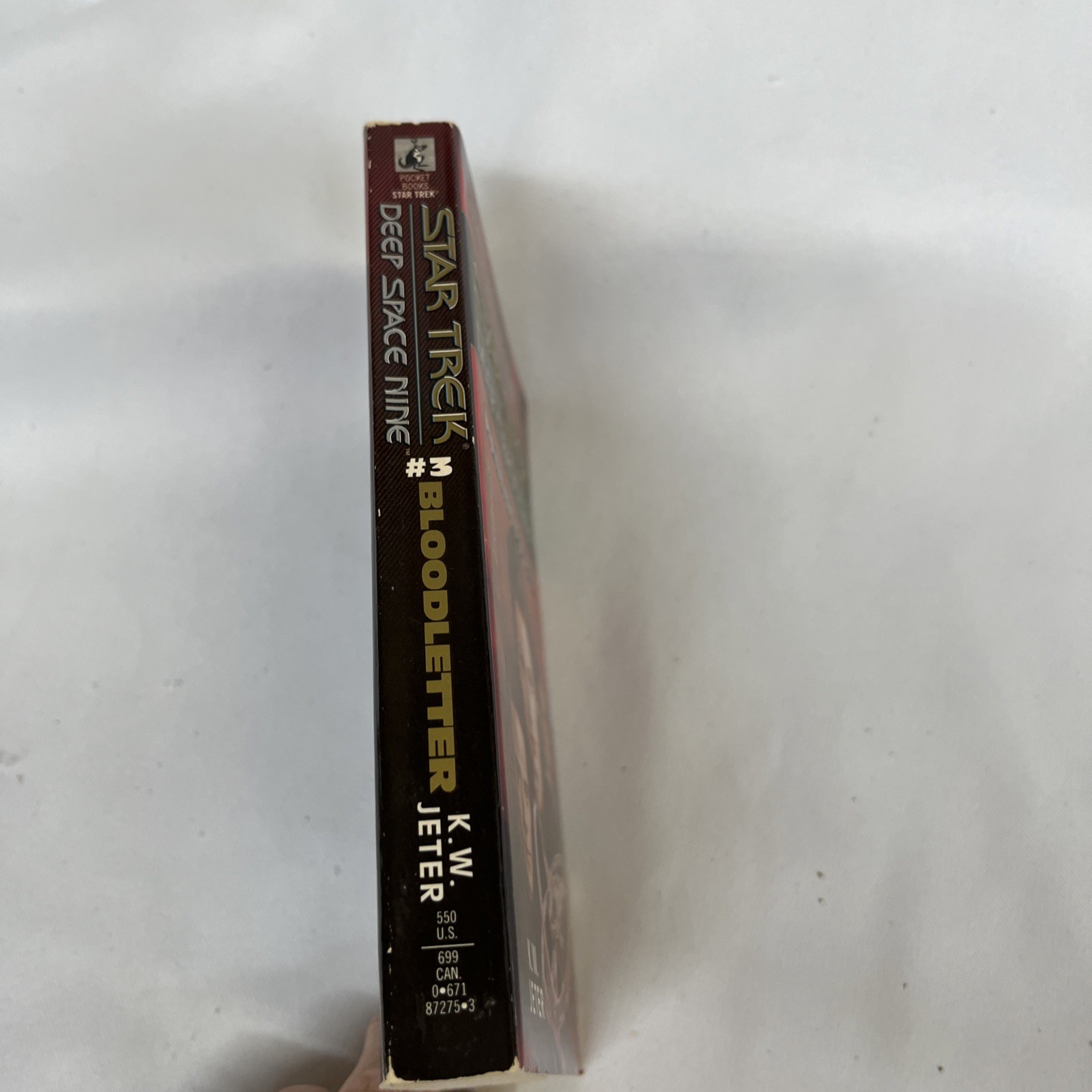 Star Trek Deep Space Nine Paperback Novels Lot of 7- “Warped” +#2,3,8,12,16,24