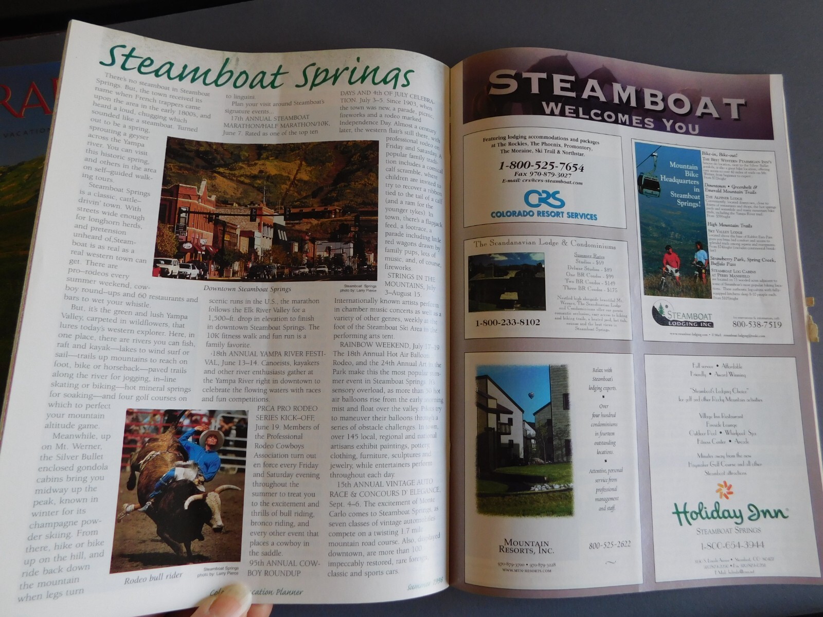 Colorado: Vacation Planner – Summer 1998 Travel Guide tourism