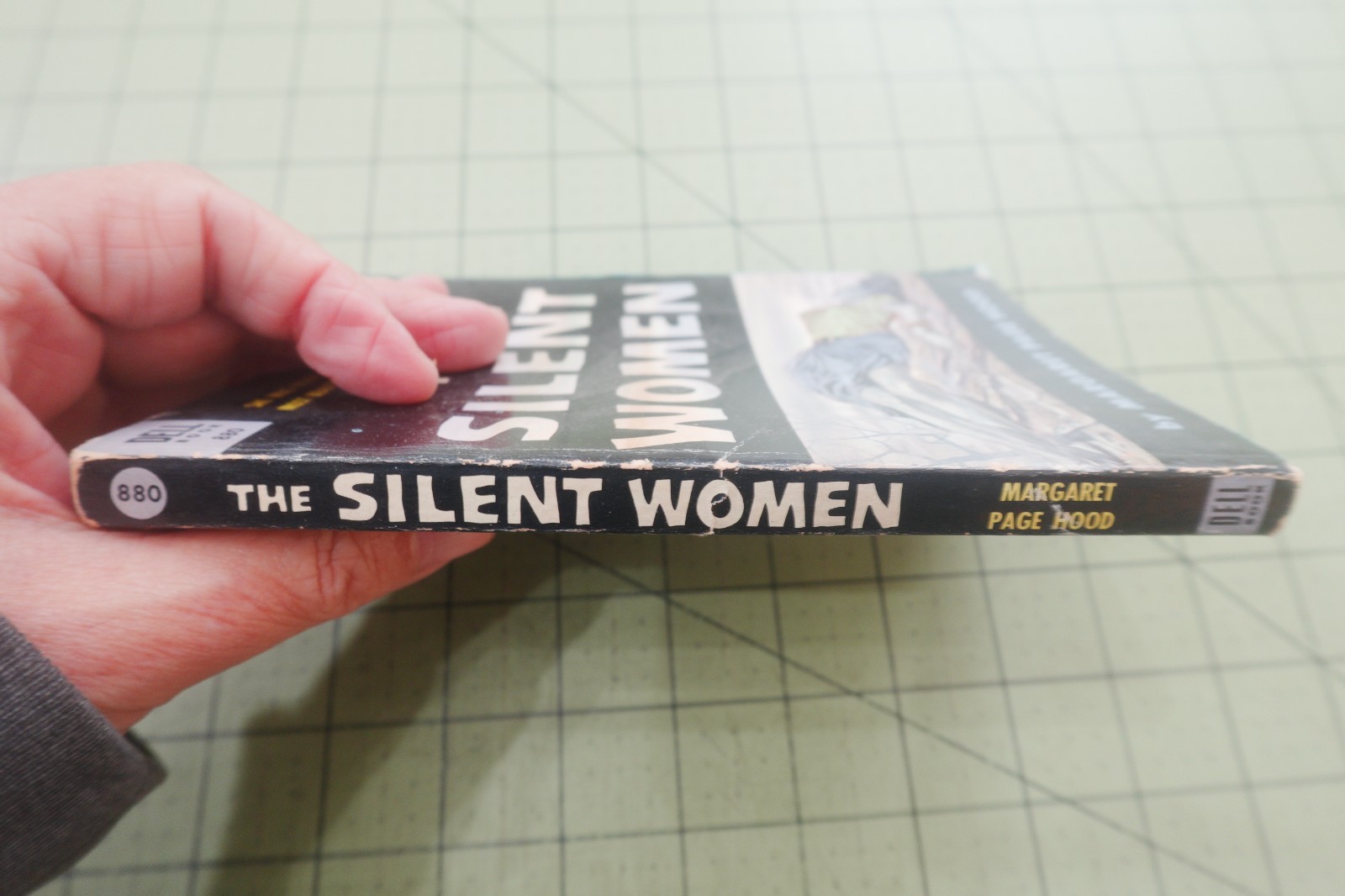 The Silent Women By Margaret Page Hood Vintage Dell #880 1953 Mystery Thriller
