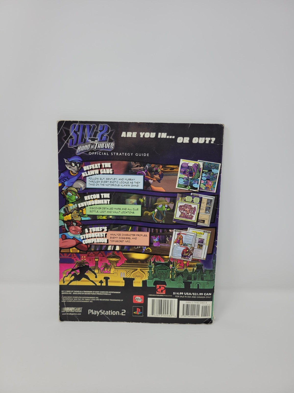 Sly 2 Band of Thieves: Official Strategy Guide (Brady Games) by Mark Androvich