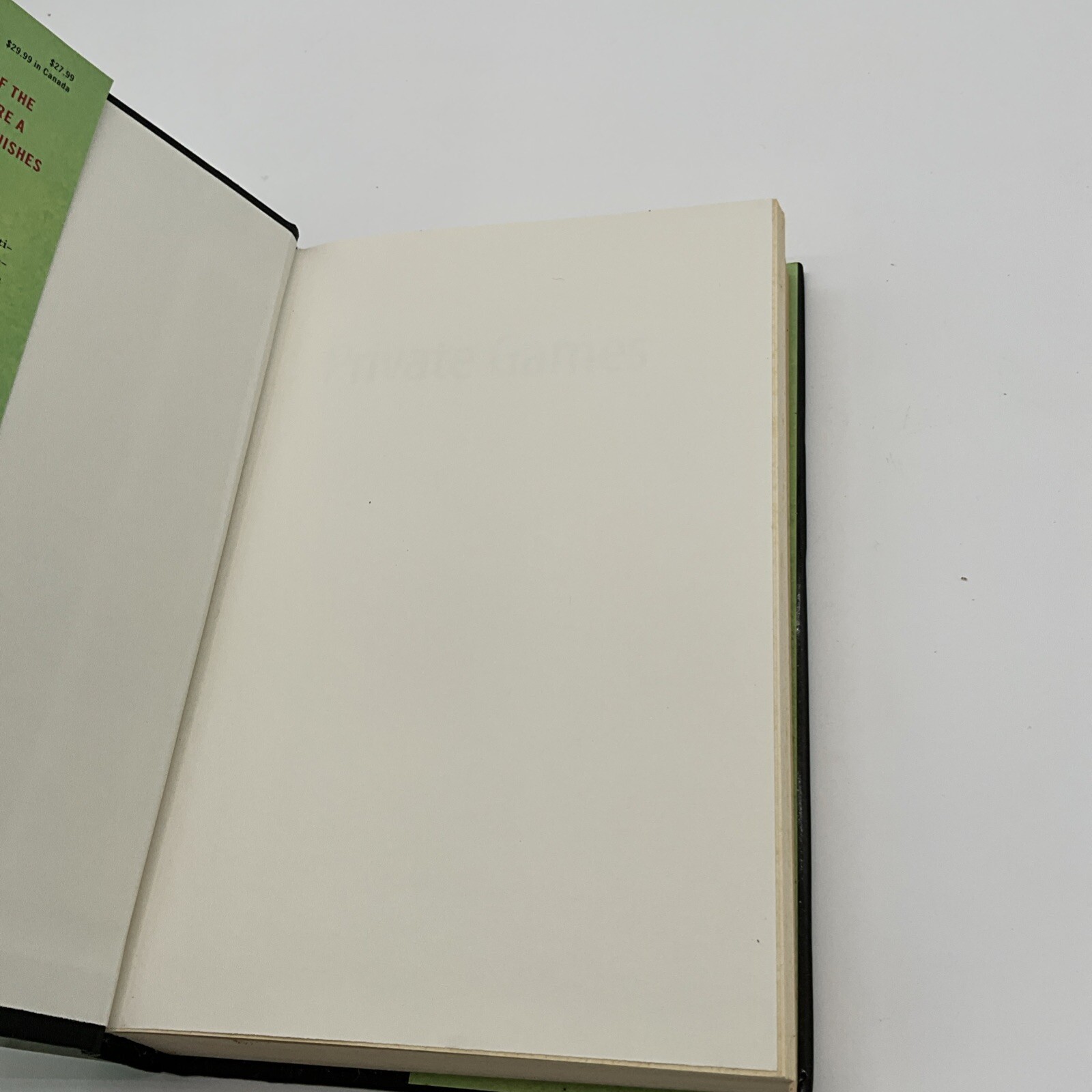 Private Games – Hardcover By Patterson, James – GOOD BW
