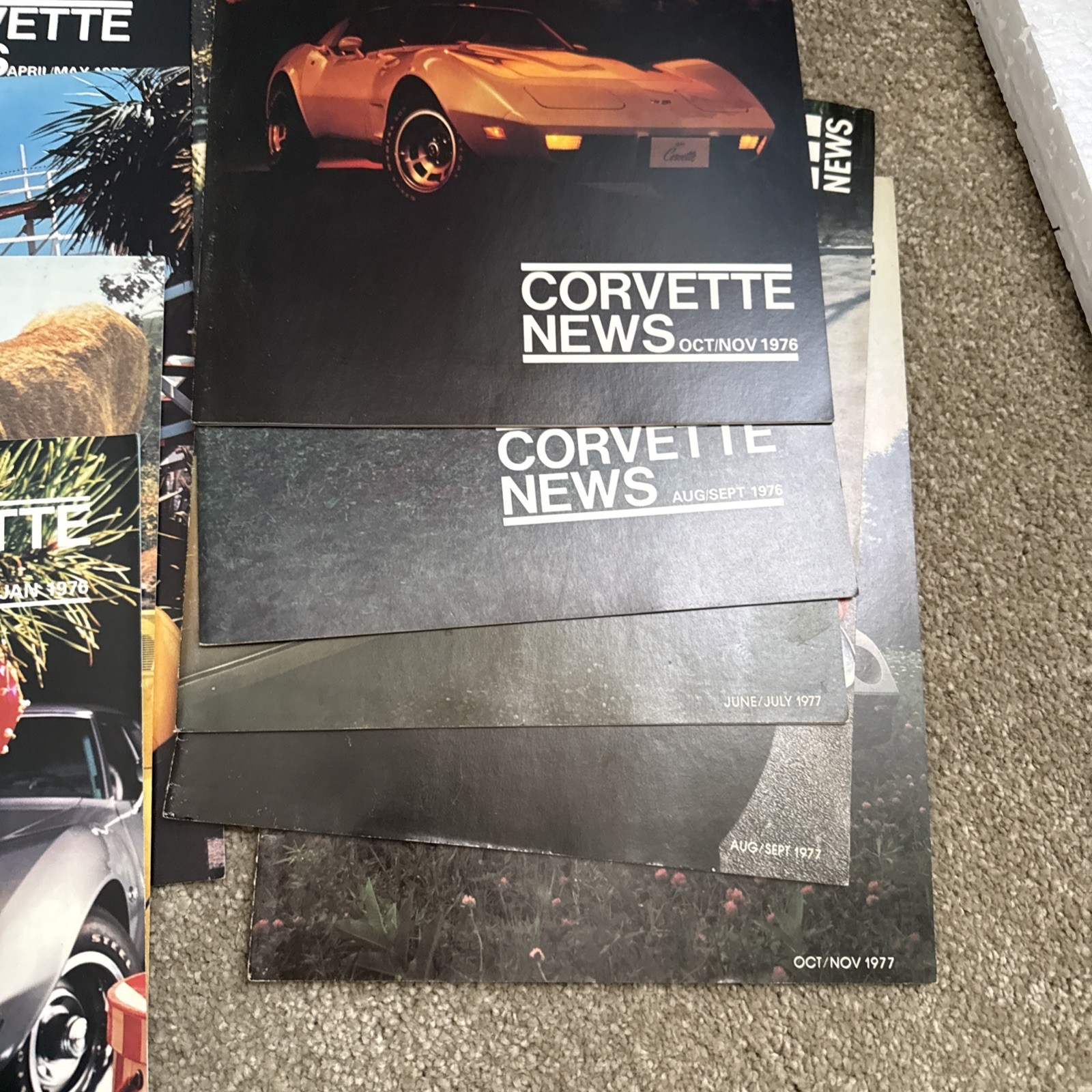 Lot of 59 Corvette News Magazine from 1970- 1979 Mixed Issues Not Complete