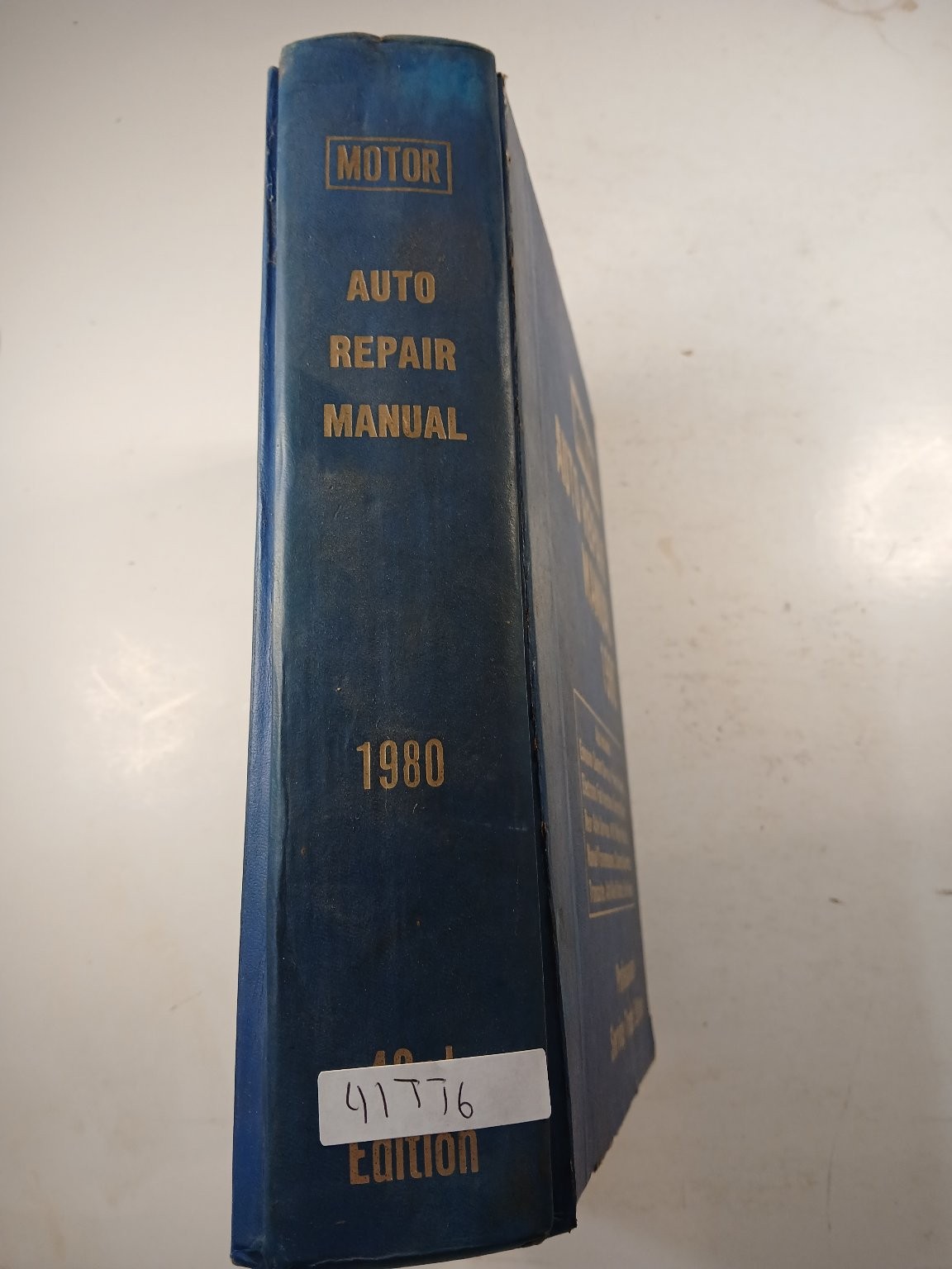 MOTOR Auto Repair Manual 1980 43rd Edition First Printing Professional Trade