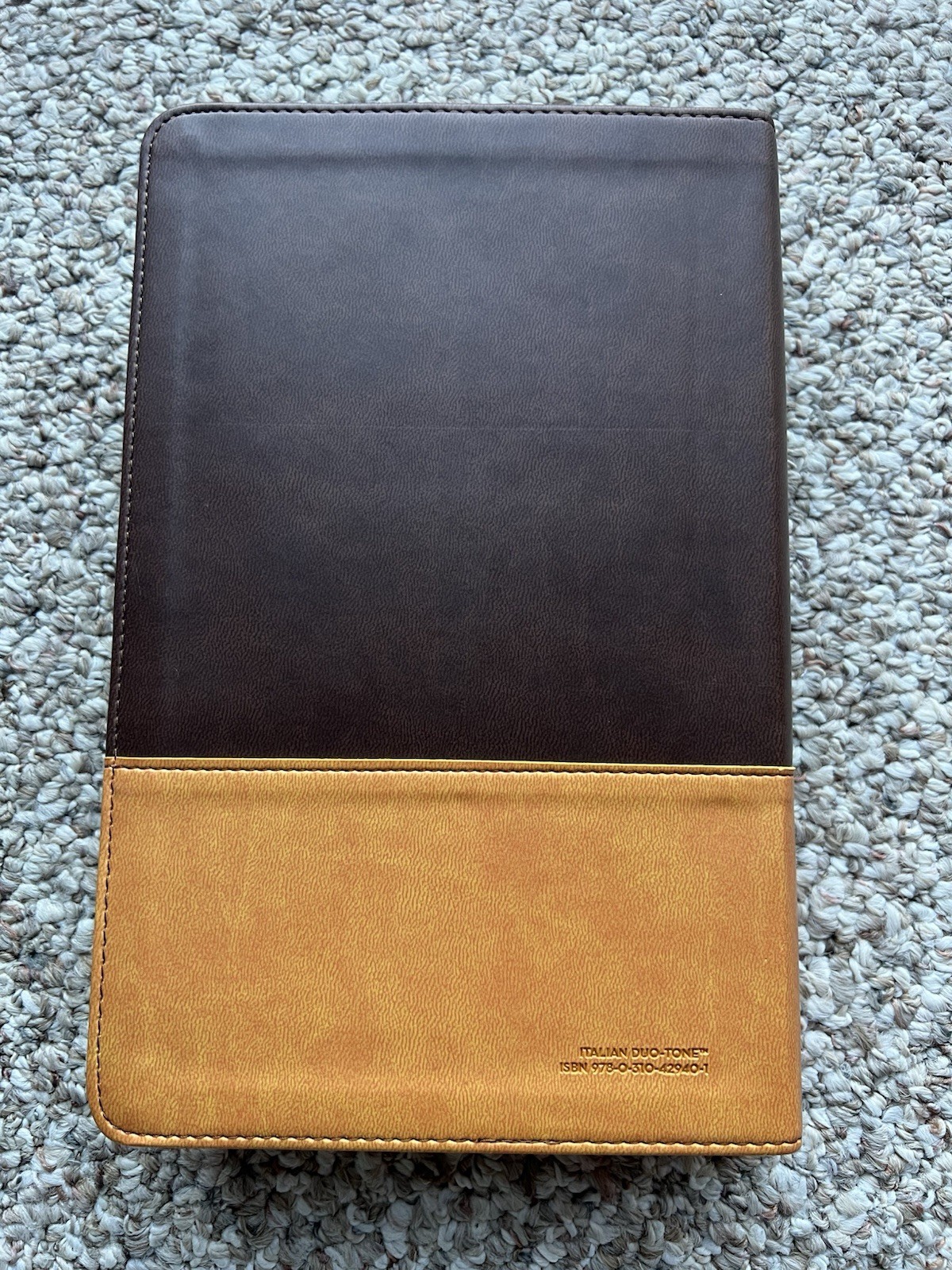 ⭐️Zondervan NIV Large Print Bible-Holy Bible-Leathersoft-Italian Duotone-READ⭐️