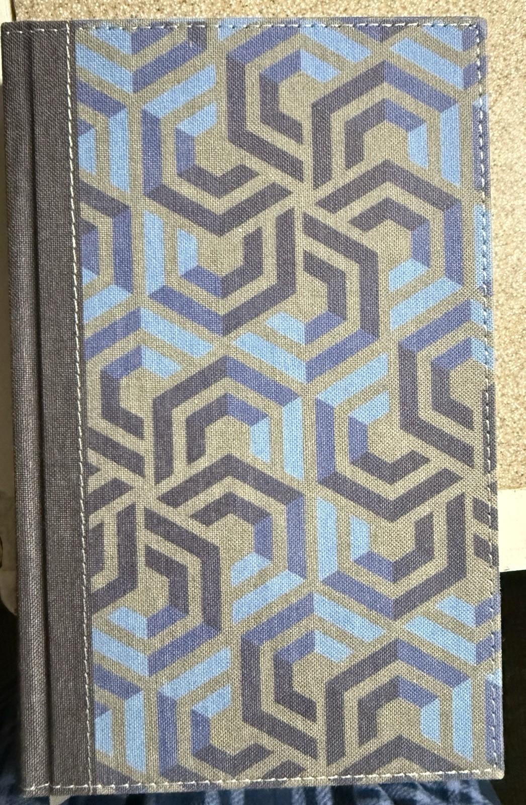 Zondervan NIV Holy Bible Thinline Zonderkidz Cloth Cover Blue/Gray 2011 Edition