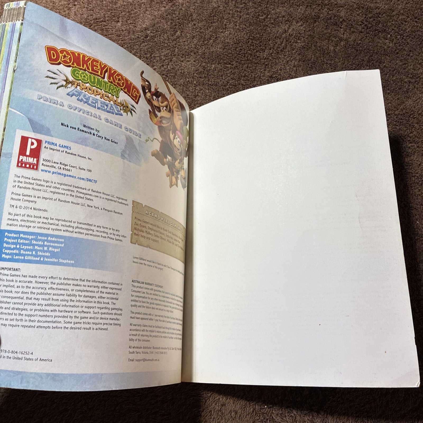 Donkey Kong Country: Tropical Freeze : Prima Official Game Guide by Prima Games