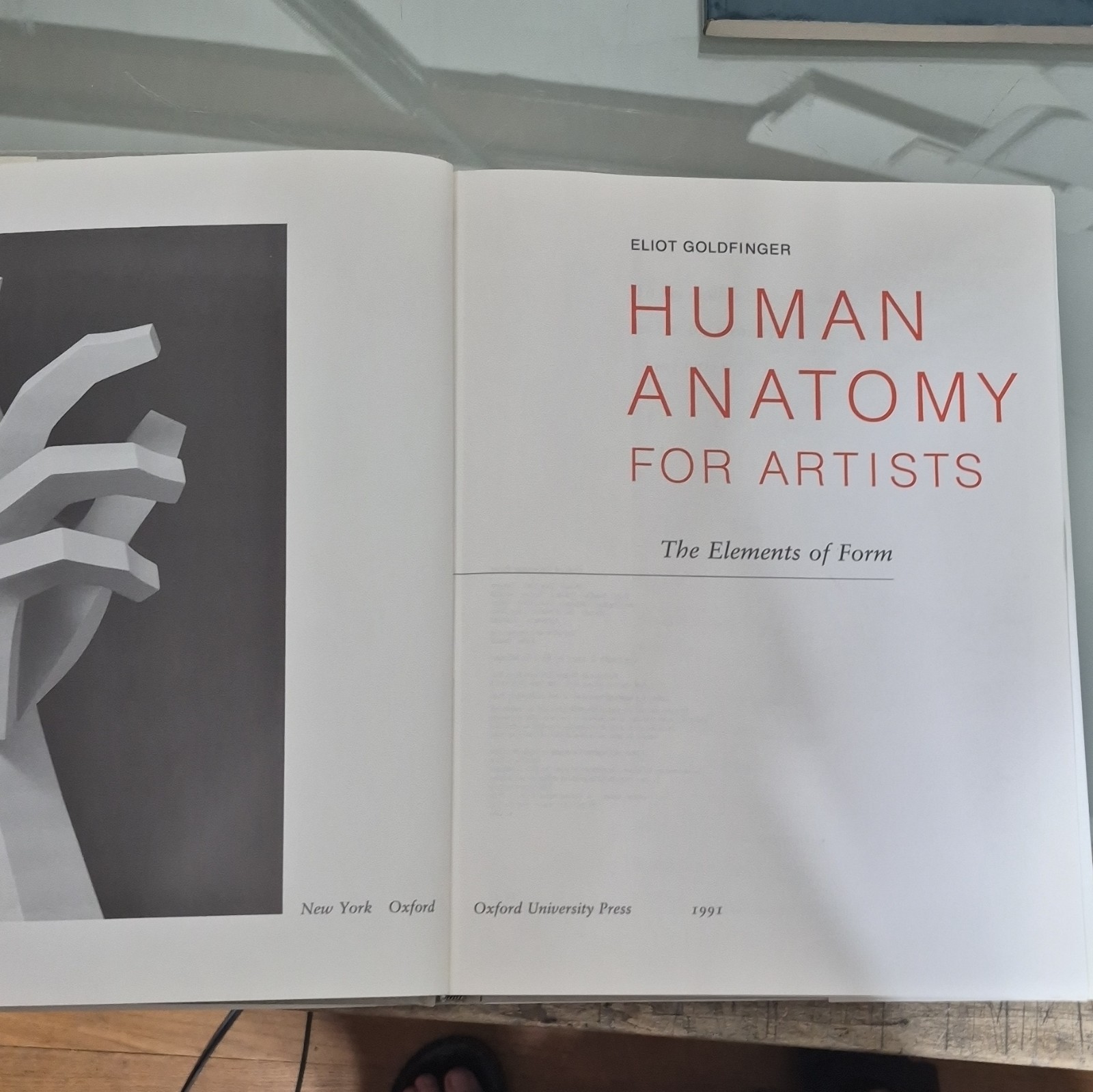Oxford Univ Press Human Anatomy for Artists Goldfinger HC 1991 DJ