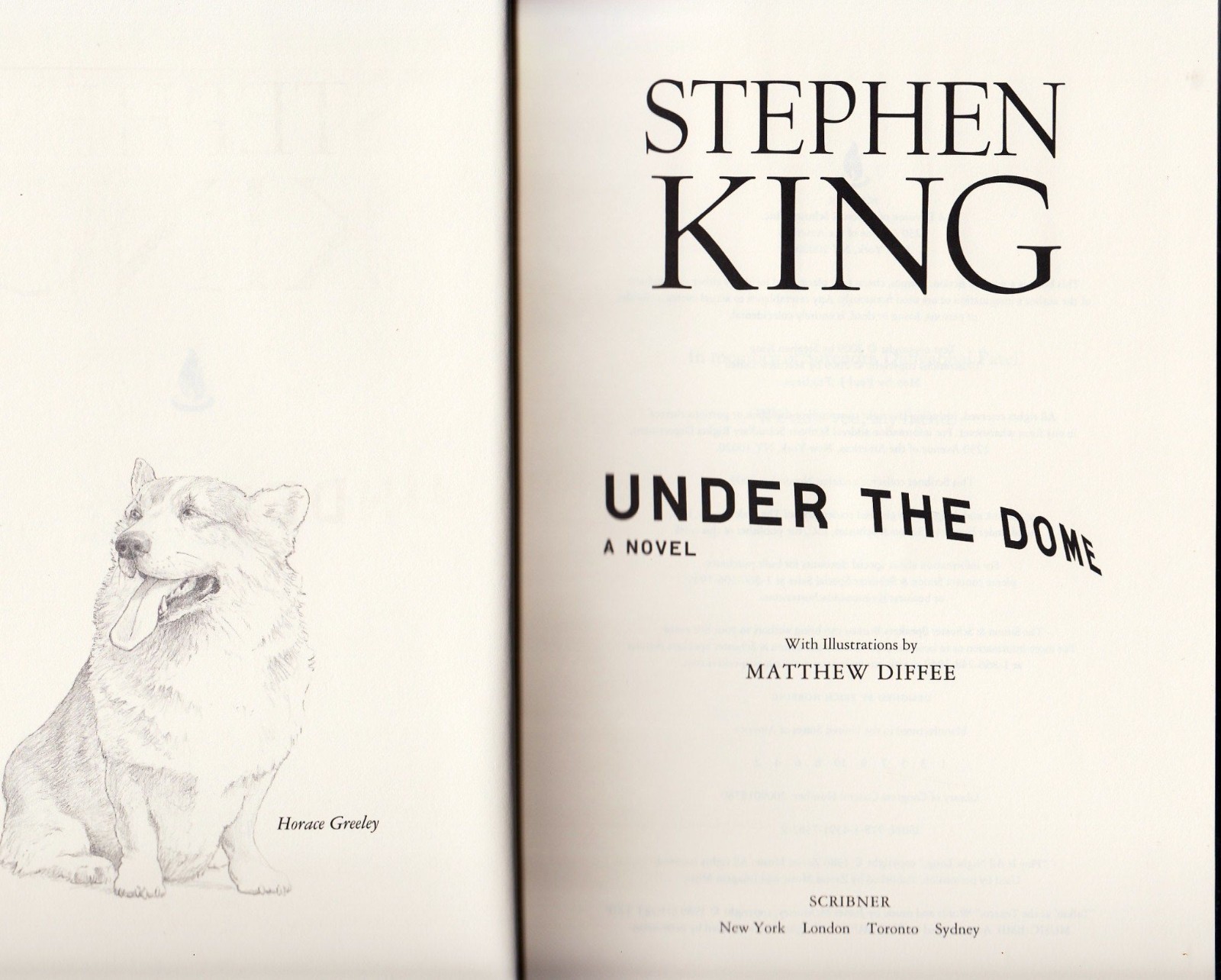 UNDER THE DOME by Stephen King Deluxe Slipcased Limited Edition 2009 Scribner