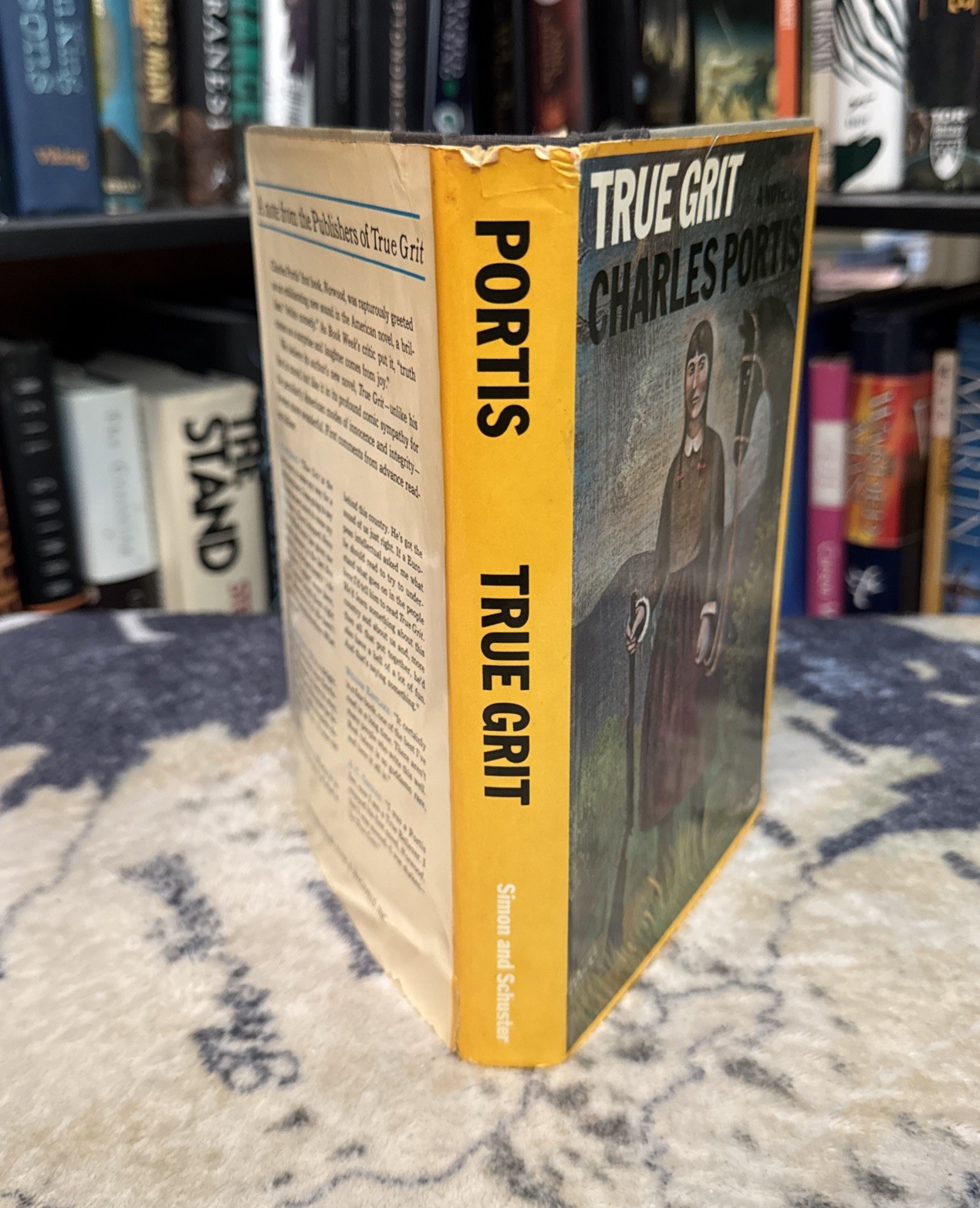True Grit – Charles Portis – First Edition/Later Printing – 1968 Hardcover, HCDJ