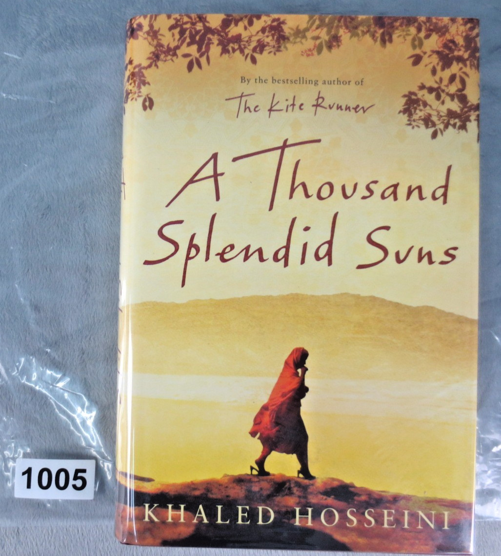 RARE A Thousand Splendid Suns Khaled Hosseini SIGNED 2007 1st Edition Book HC DJ