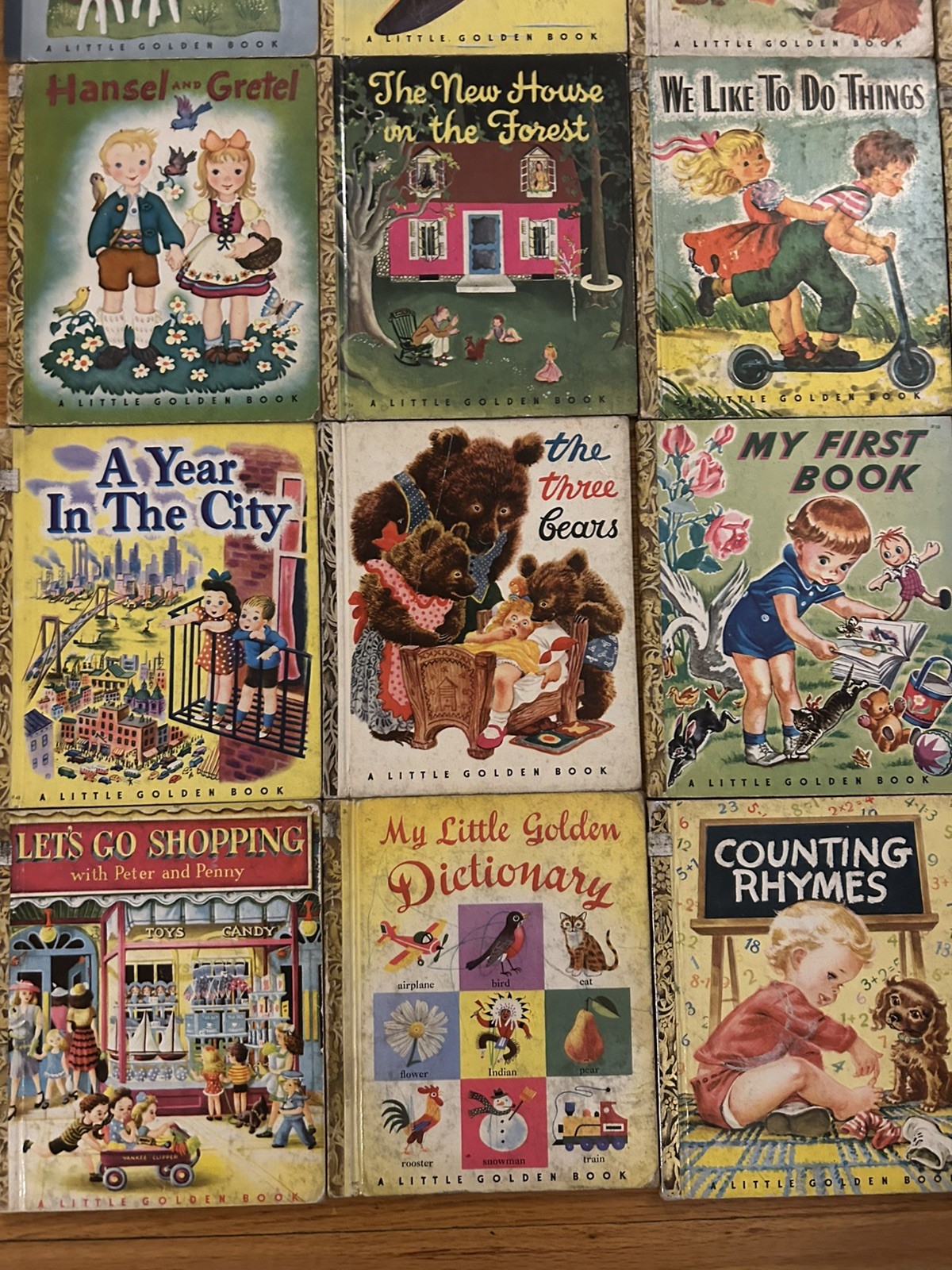 HUGE Little Golden Books Lot Of 146 – VINTAGE 1940’s to 1970’s editions RARE