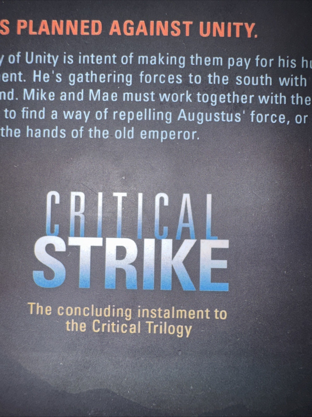 Critical Strike by Darren Wearmouth (2017, Trade Paperback)