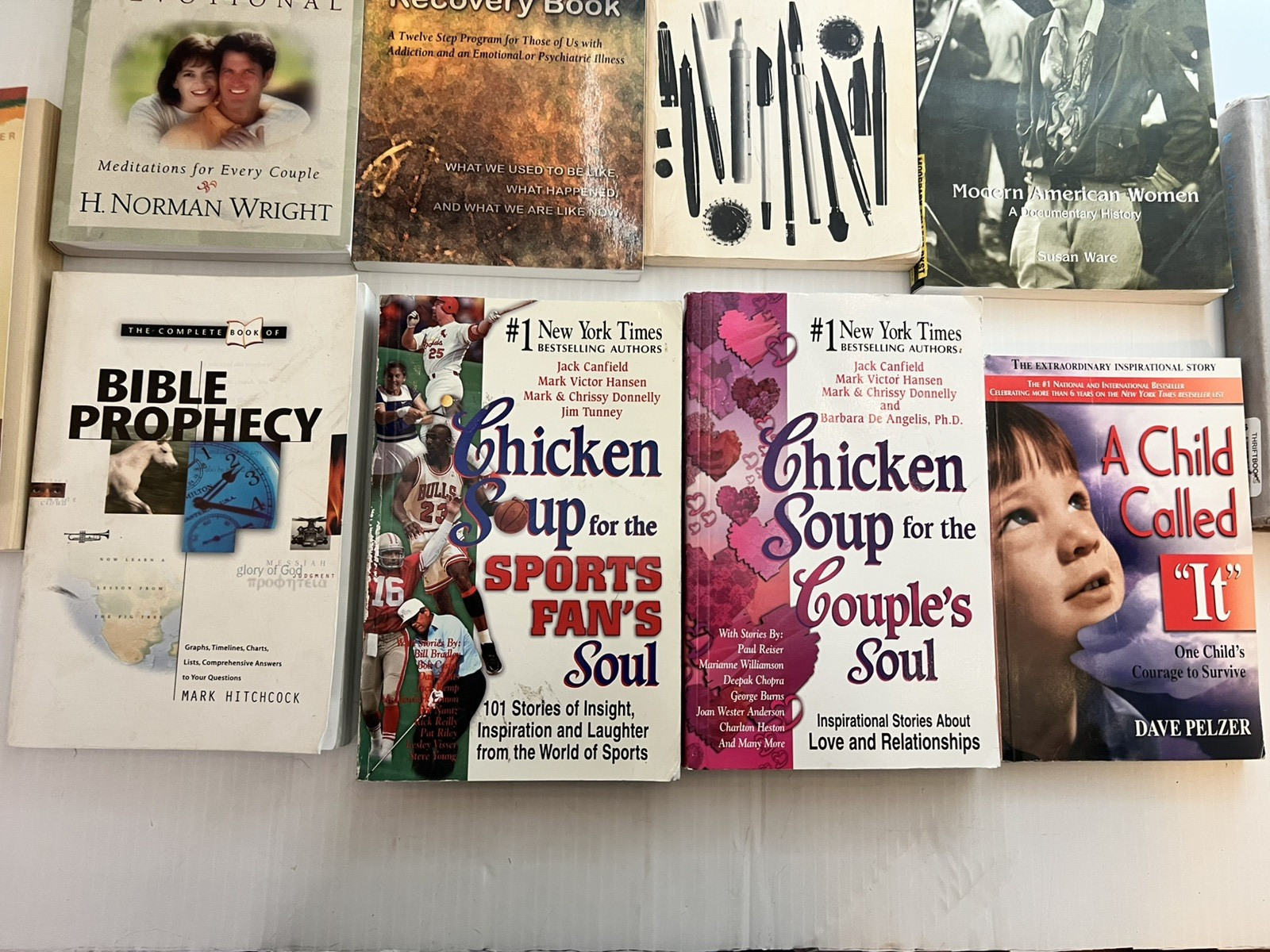 Mix Lot Of 10 Random Books