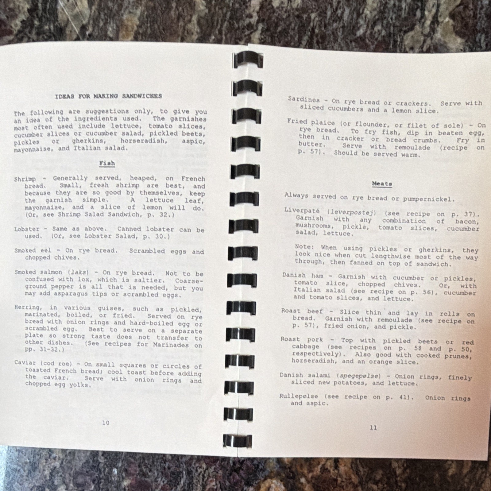 The Danish Club of Tucson Danish Recipes Cookbook Paperback Ring/Wire Bound