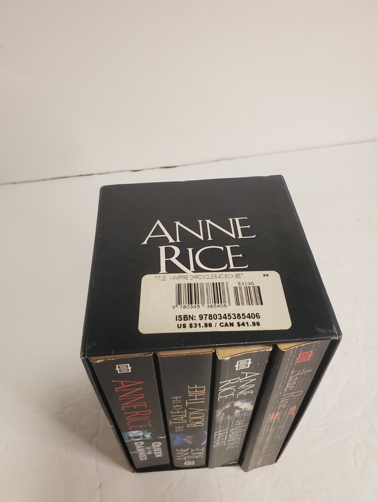 Anne Rice Boxed Set VAMPIRE CHRONICLES 1-4