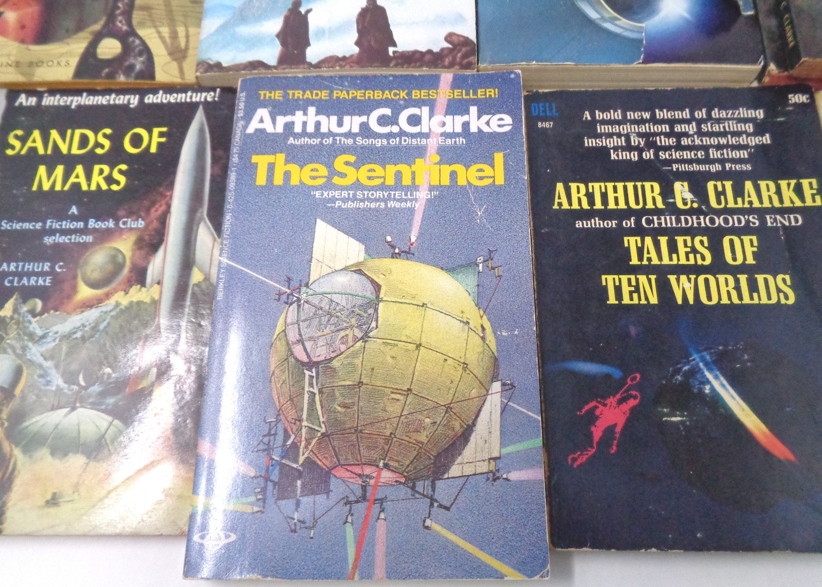Lot of 25 Arthur C. Clarke sci‑fi paperbacks: Childhood’s End, Rendezvous with..