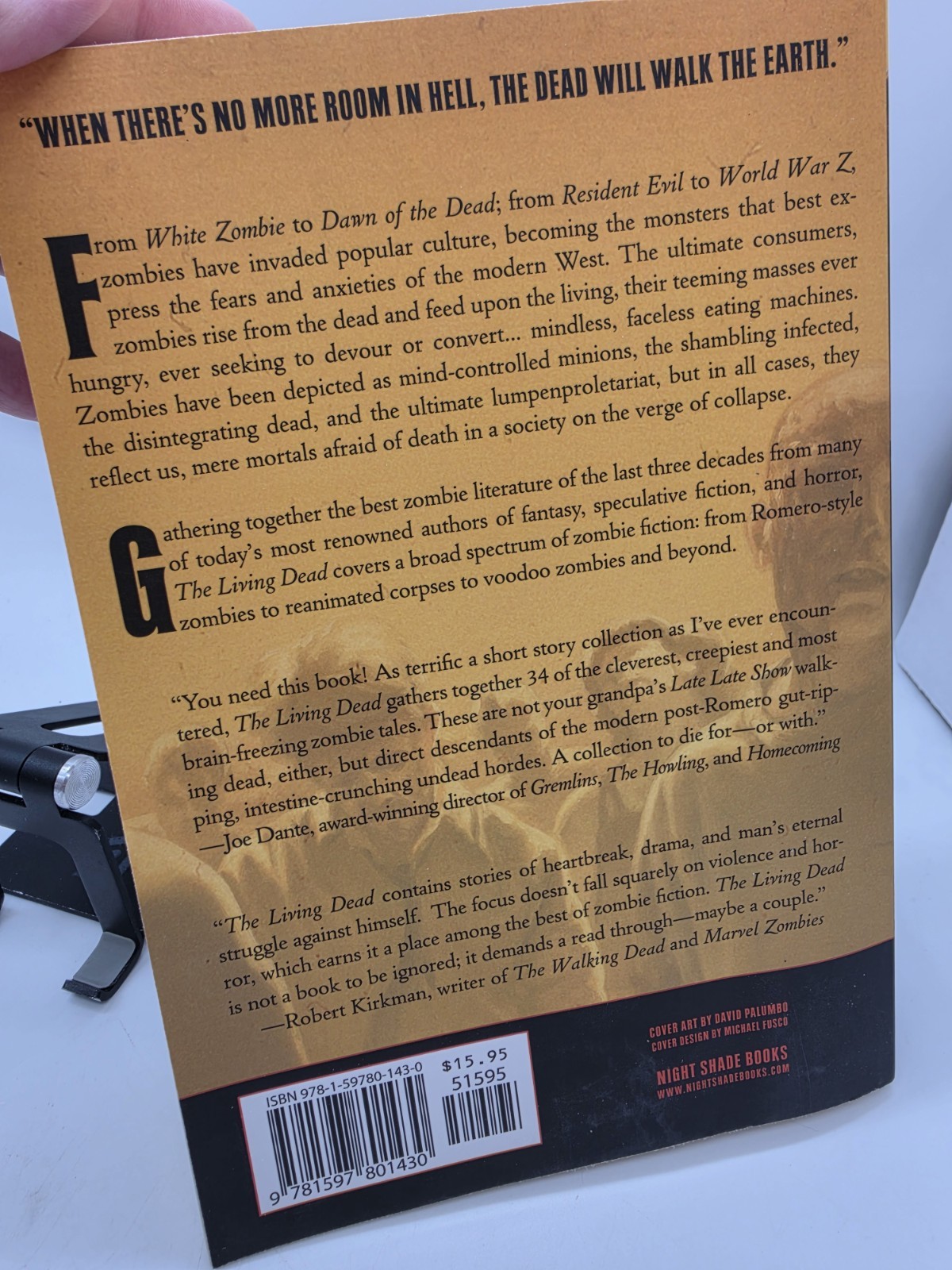 The Living Dead 2008 Clive Barker Stephen King Horror Stories 500 Pages