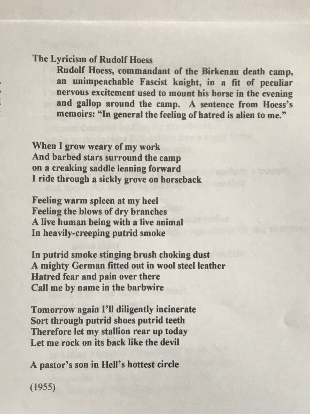 Rebel Beat poet – Andrzej Bursa: Selected Poems / Wybór wierszy – English/Polish