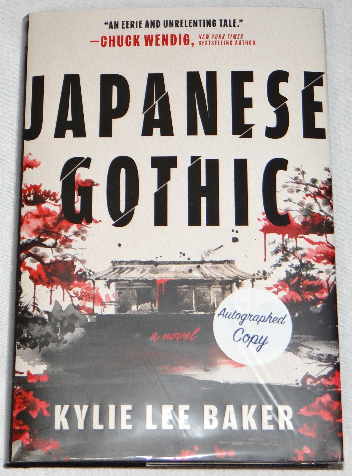 Kylie Lee Baker SIGNED Japanese Gothic Hardcover 1st Edition 1st Print Fine