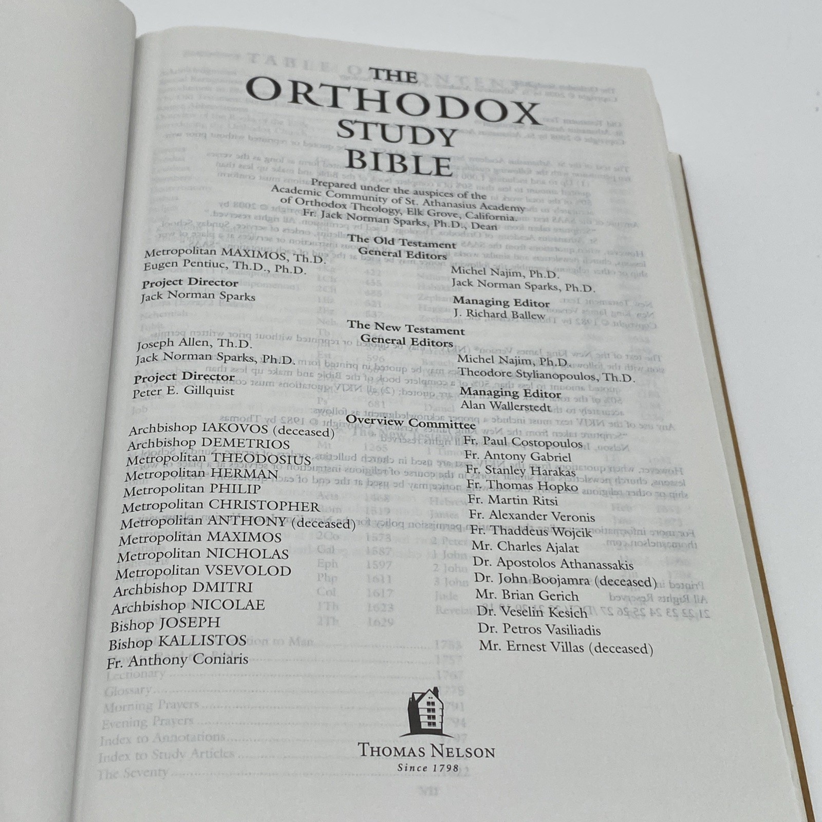 The Orthodox Study Bible, Hardcover: Ancient Christianity Speaks to Todays World