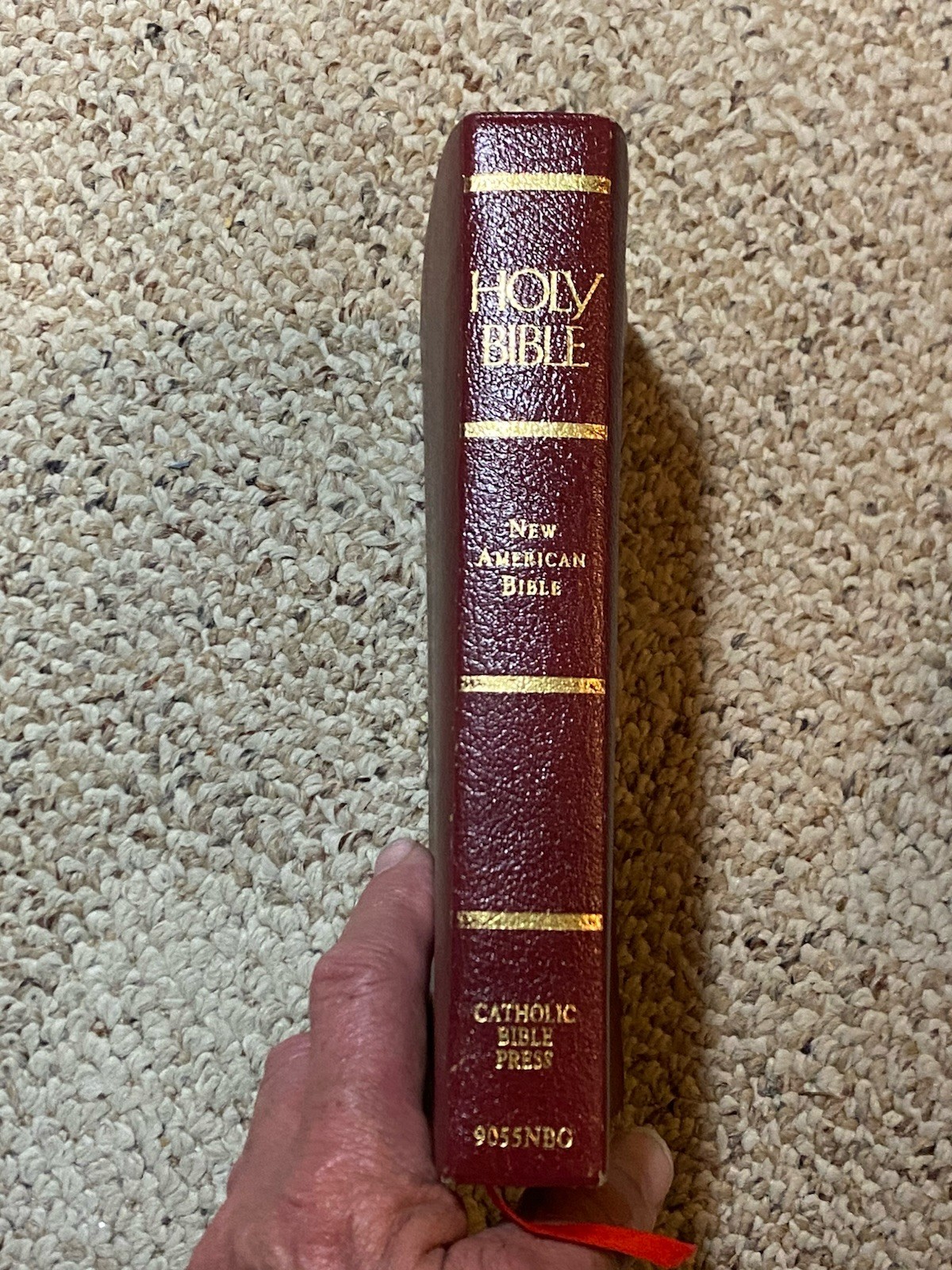 1987 New American Bible Holy Bible Catholic Bible Press 9055NBG Bonded Leather