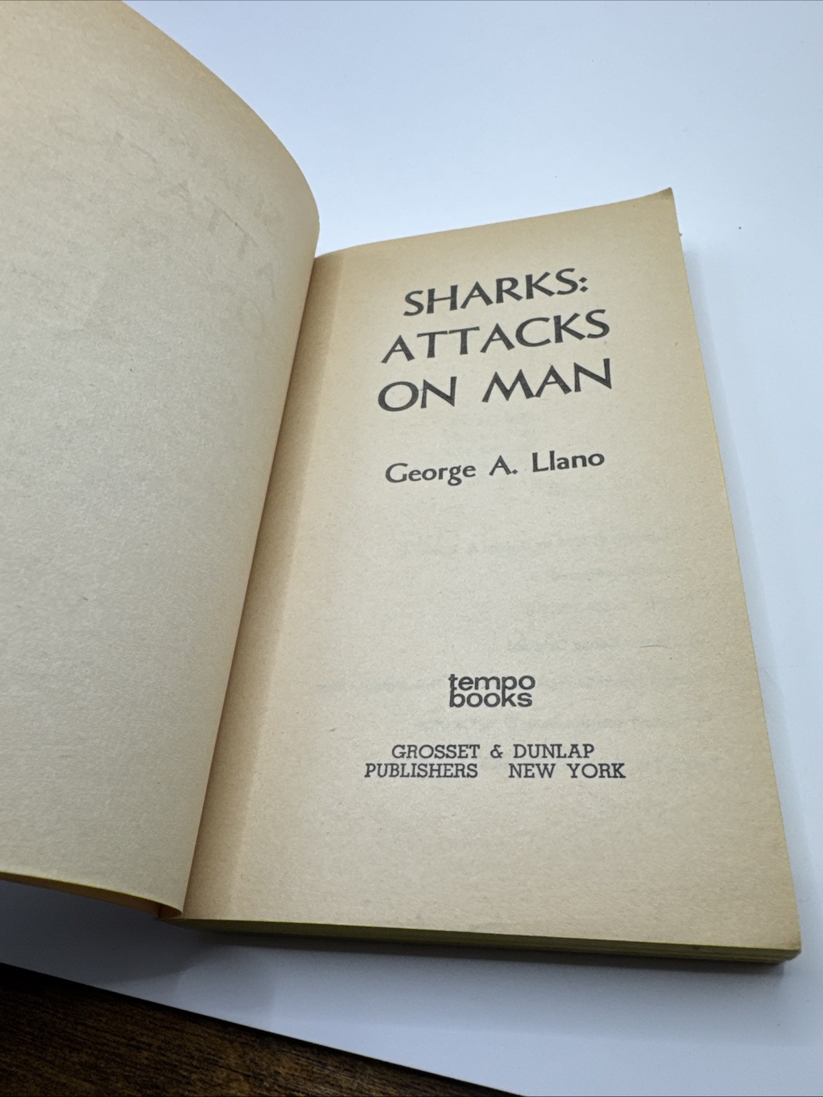 Sharks: Attacks on Man by George Albert Llano