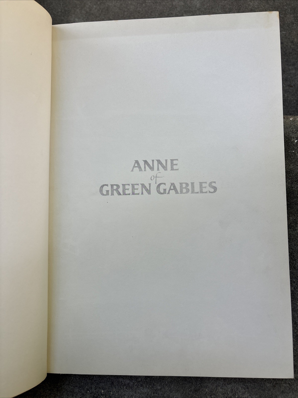 Anne of Green Gables, 1961 Abridged Edition (Cushing/Williams) Grosset & Dunlap