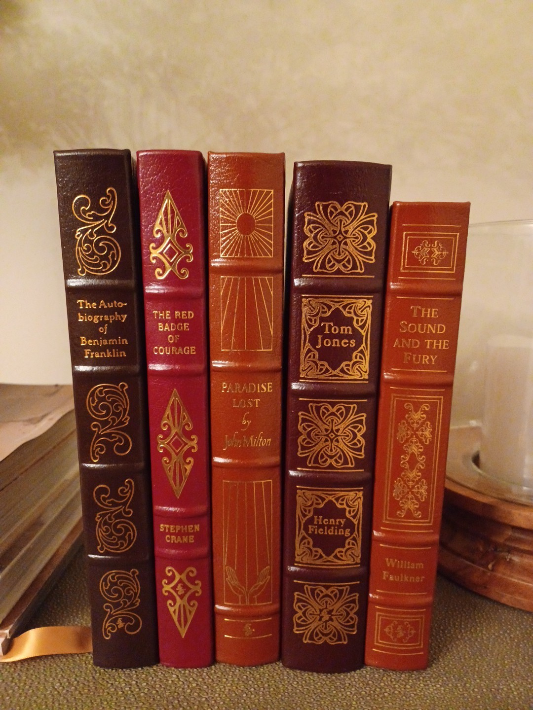 Easton Press Set Of Five Wonderful Collectors Books