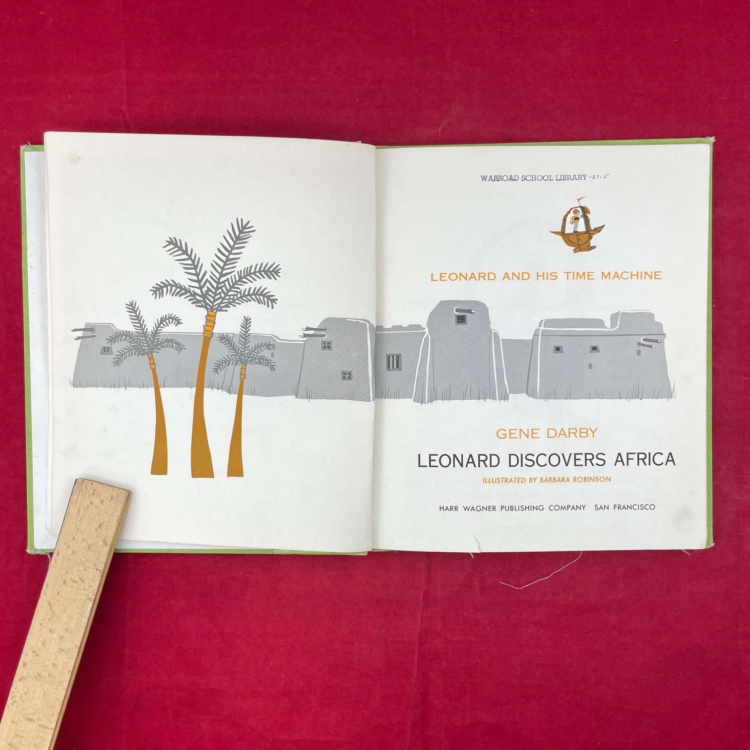 Vintage 1967 Leonard Discovers Africa Gene Darby Hardcover Book – Discard