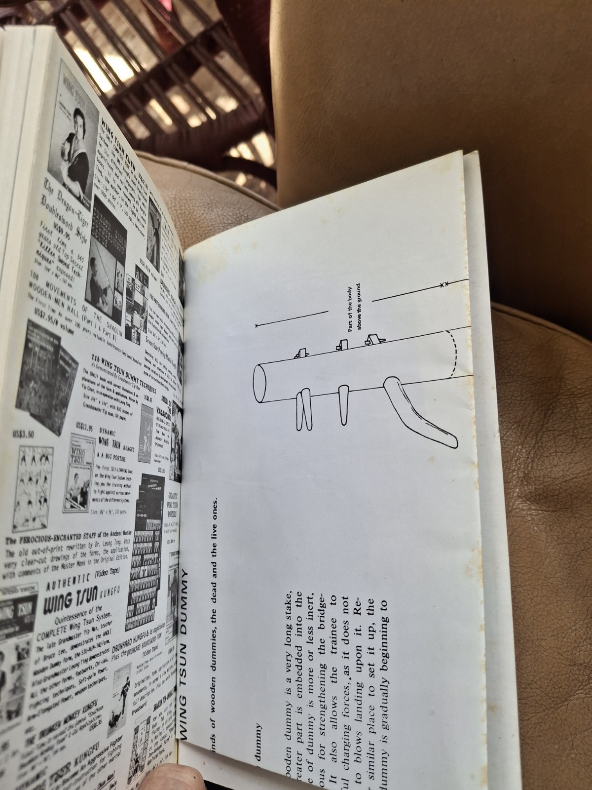 Master Yip Chun Wing Tsun Dummy Techniques Instructional Paperback (English)
