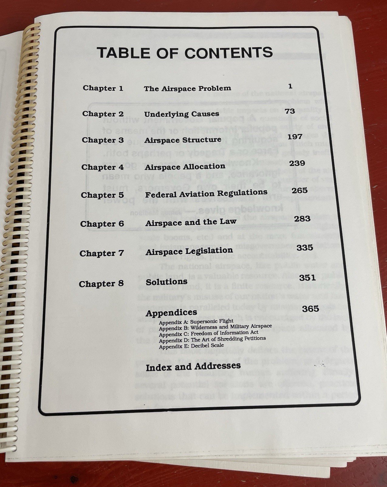Airspace Blues by Richard Bargen, MD, Spiral PB 1989 SCARCE ~ Misuse of Airspace