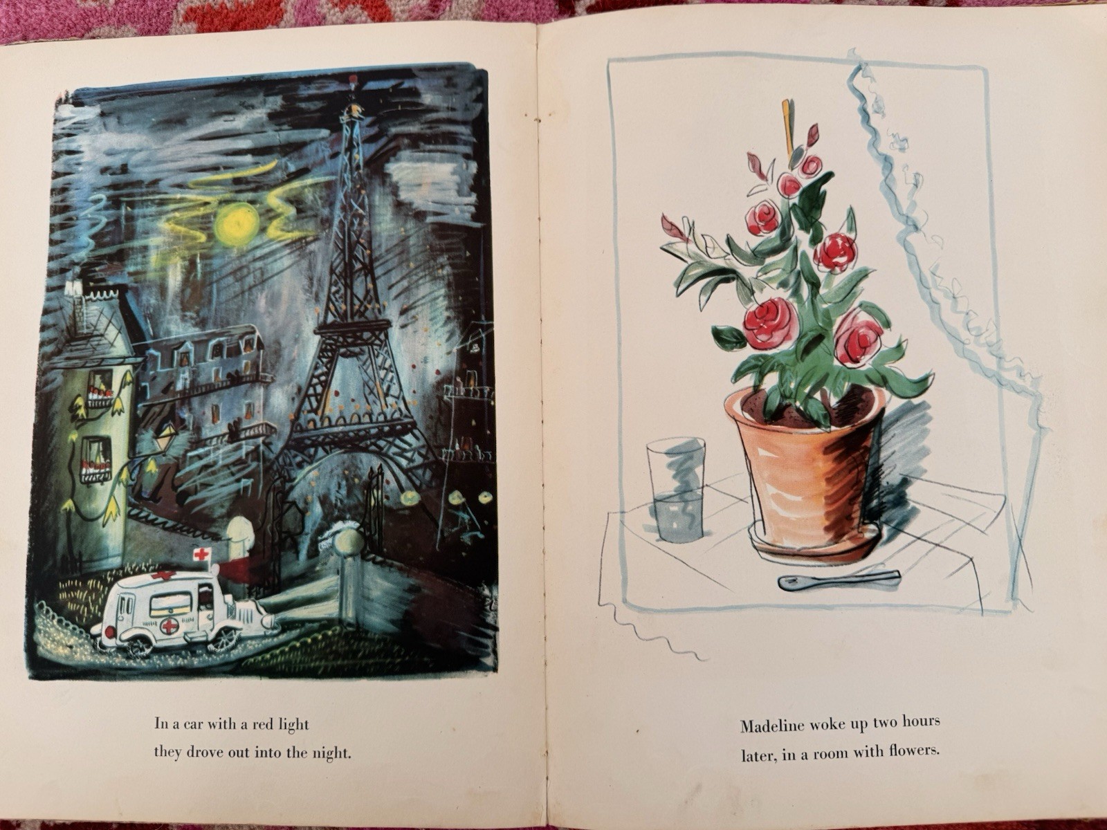 Madeline by Ludwig Bemelmans Vintage Illustrated Hardcover Picture Book