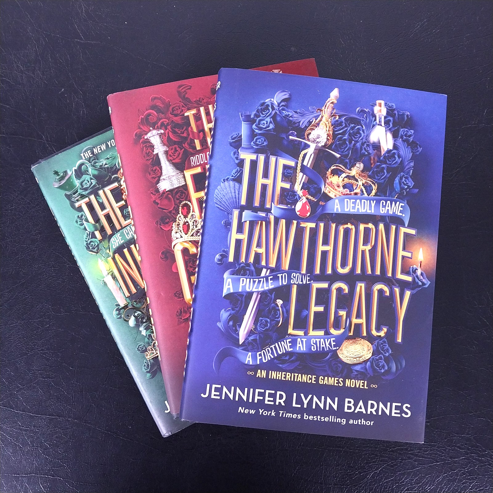 The Inheritance Games Novel Set by Jennifer Lynn Barnes Lot of 3