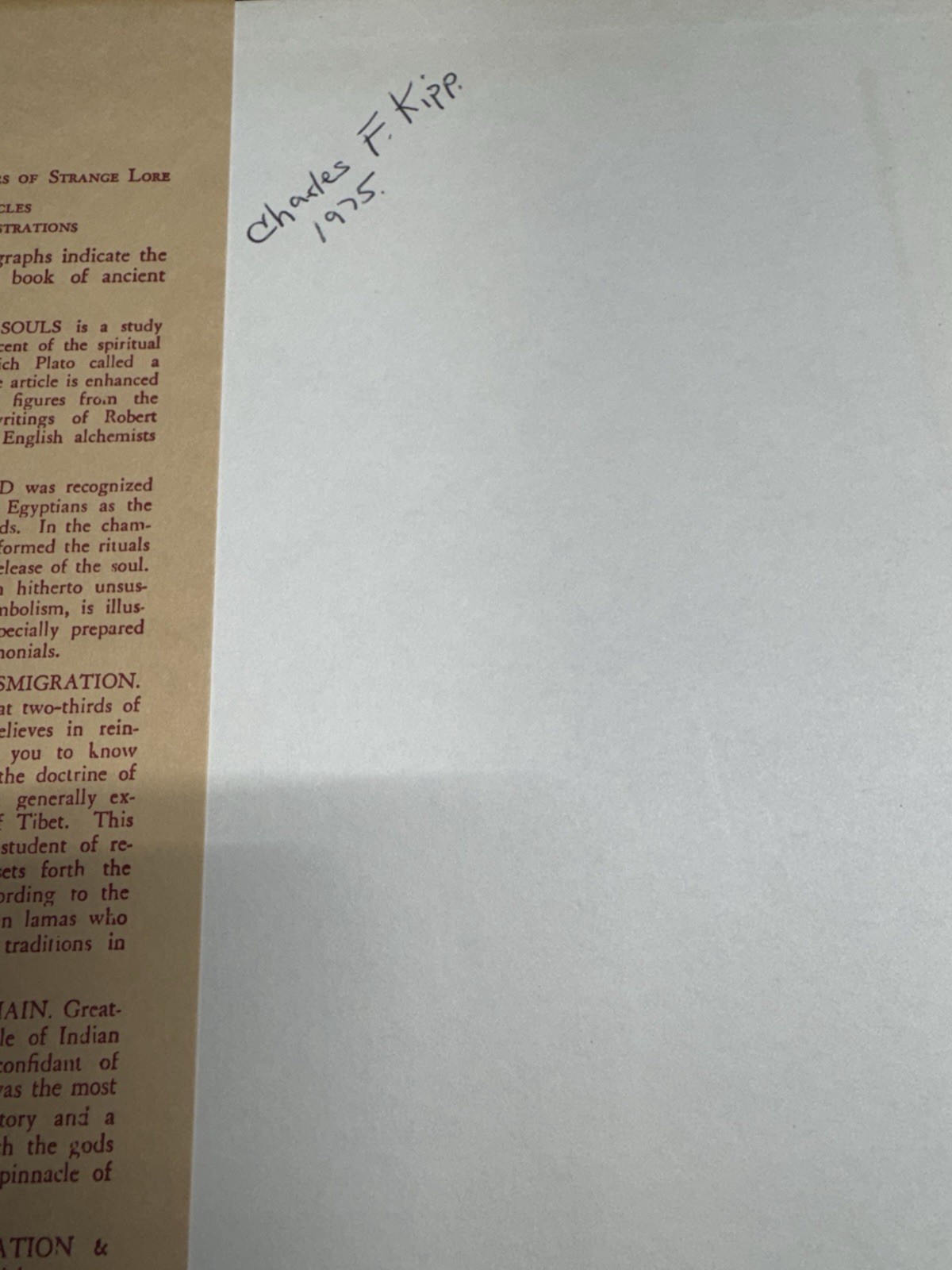The Phoenix by Manly P. Hall Sixth Edition 1971 Signed Occult Philosophy