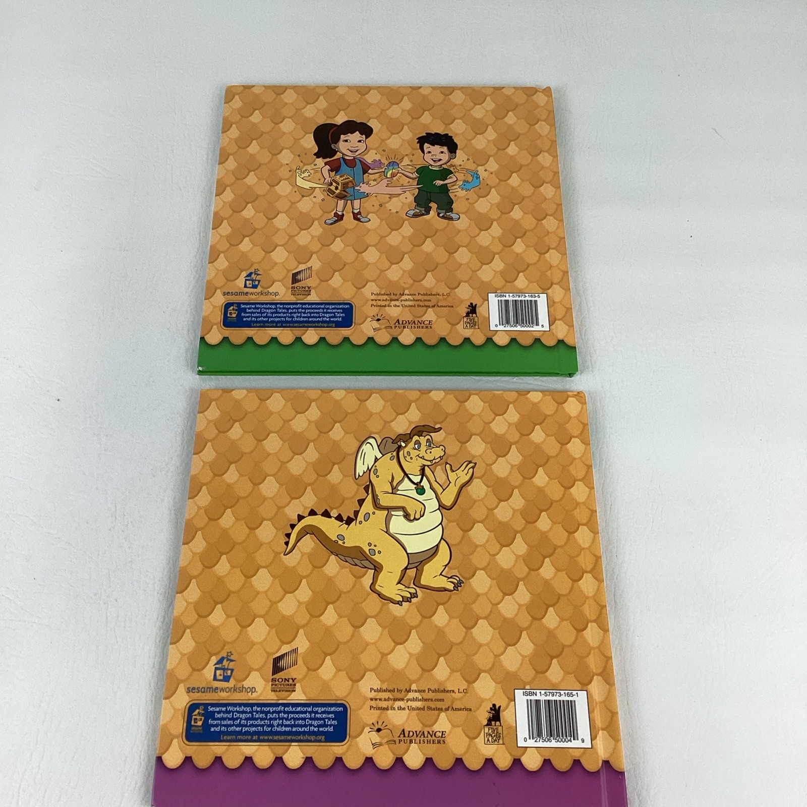 Dragon Tales Hardcover Books Zak Wheezie Clean Up It Takes Two Vintage 2004