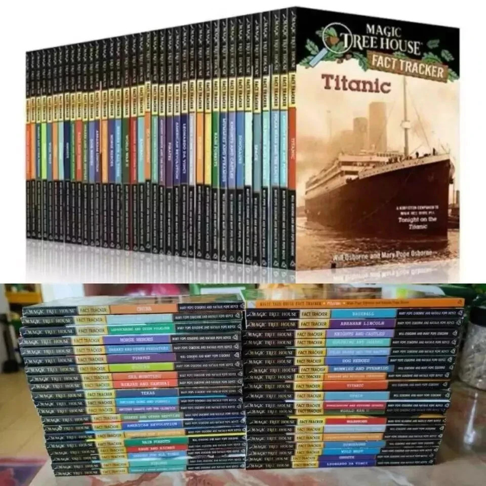 Magic Tree House Fact Tracker Series Collection 44 Books English Version DHL