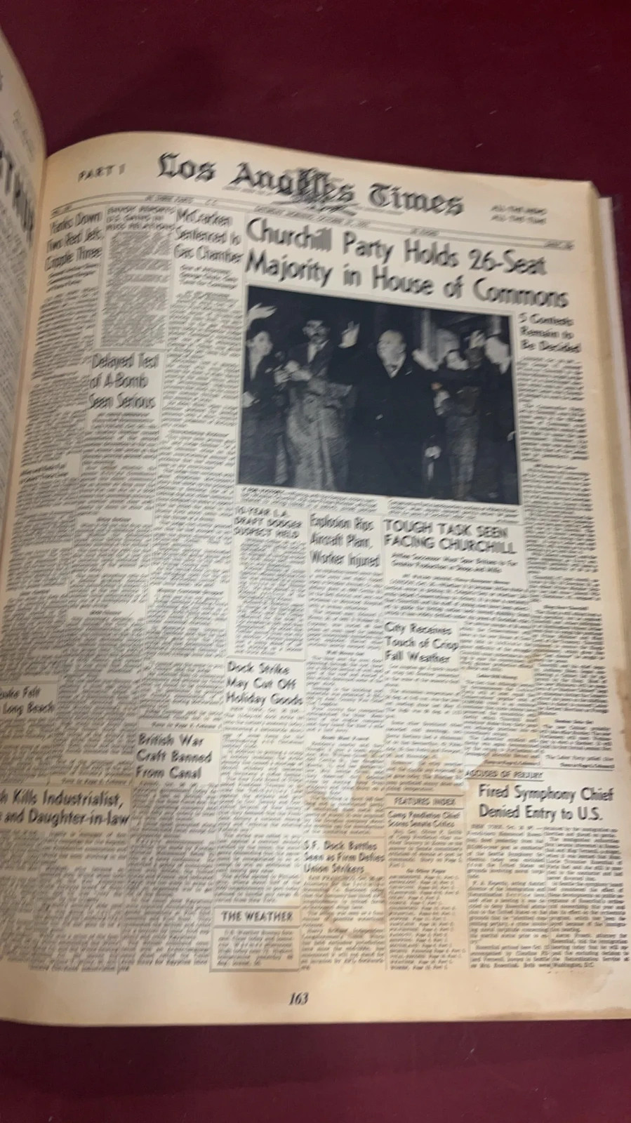 Front Page A Collection Of Historical Headlines From The LA Times 1881-1981