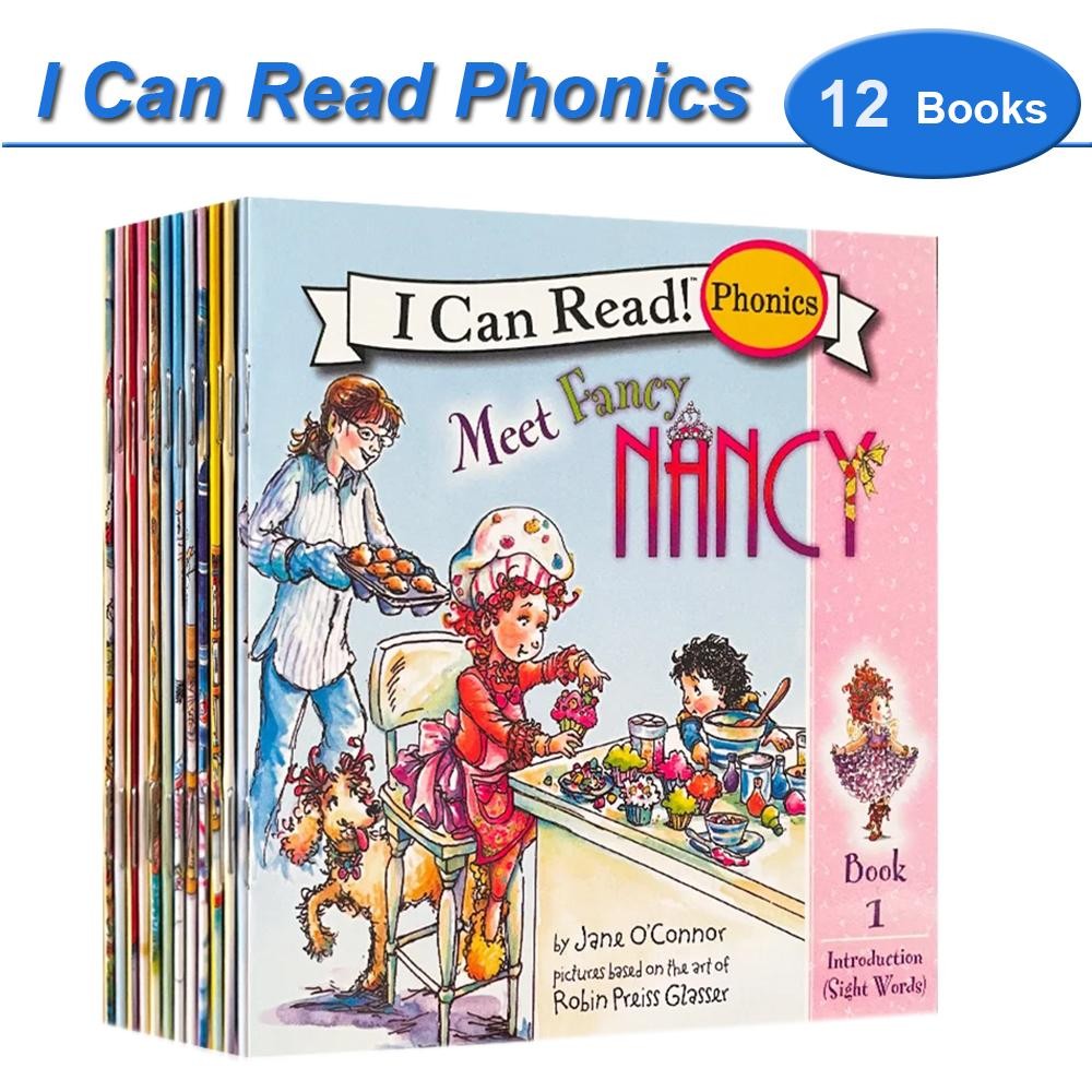 I Can Read Phonics 12-Book Set My First English Story Picture Books Montessori K