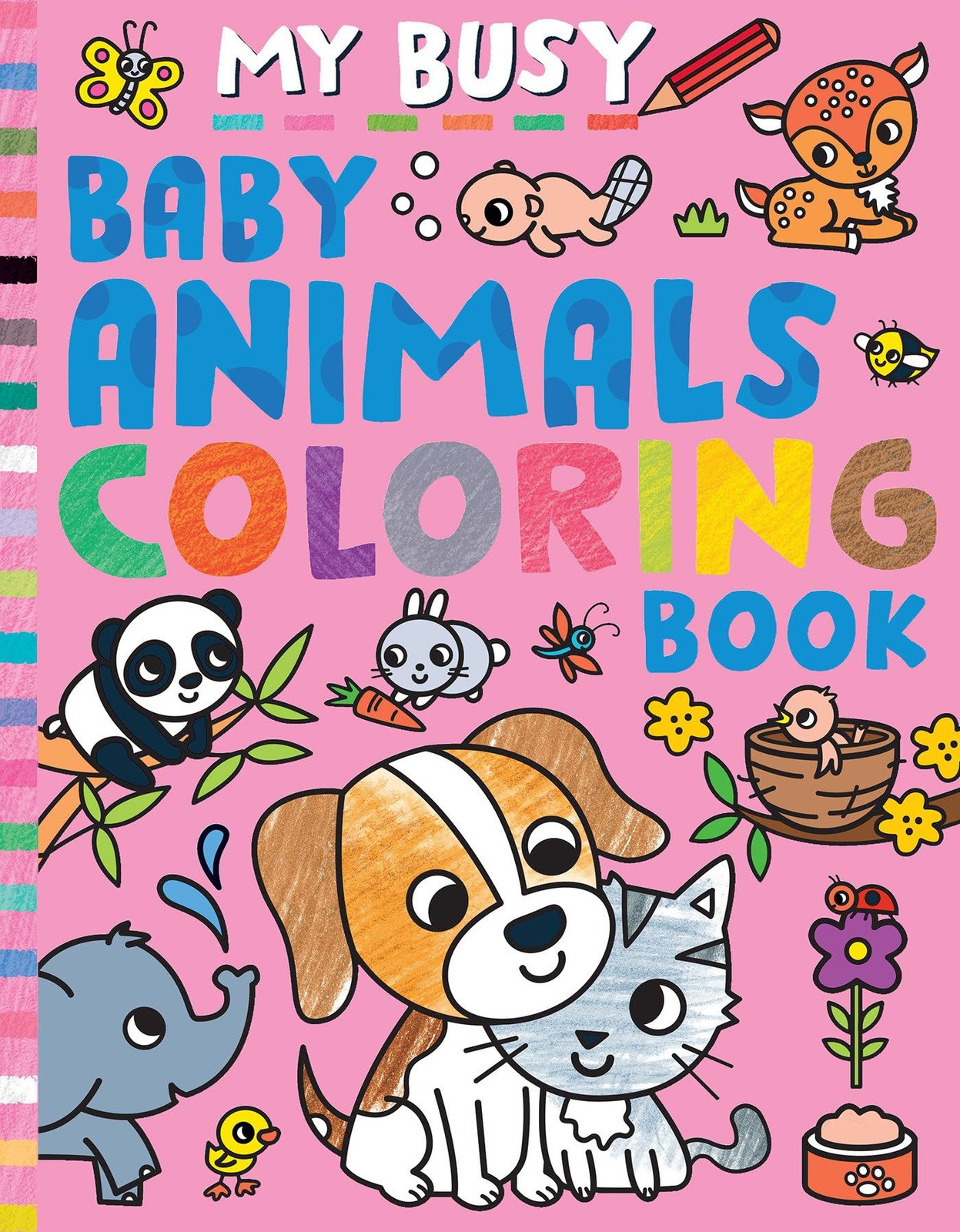 My Busy Baby Animals Coloring Book (My Busy Coloring) – paperback Tiger Tale…
