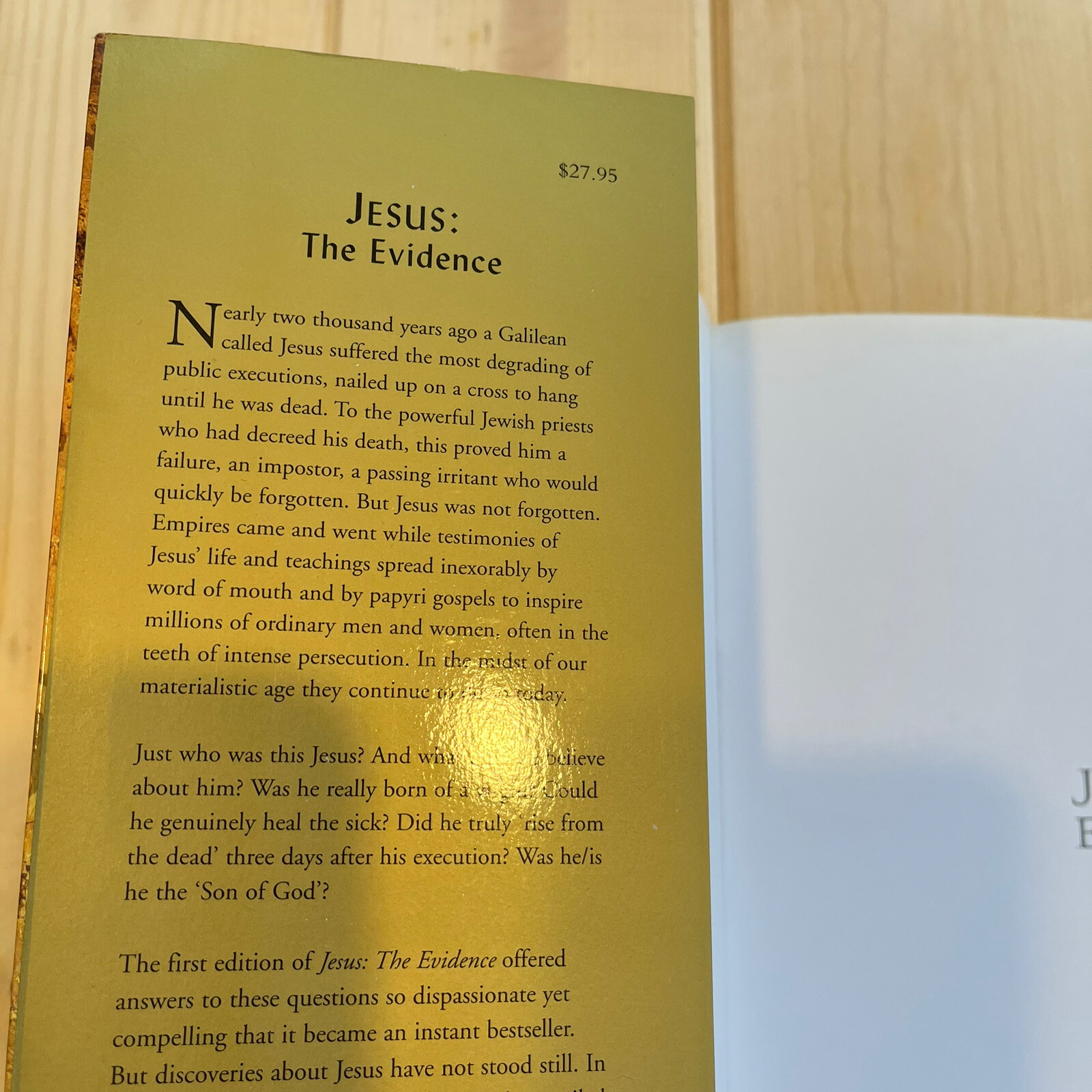 Jesus: The Evidence by Ian Wilson 2001 Regnery Publishing Paperback SA