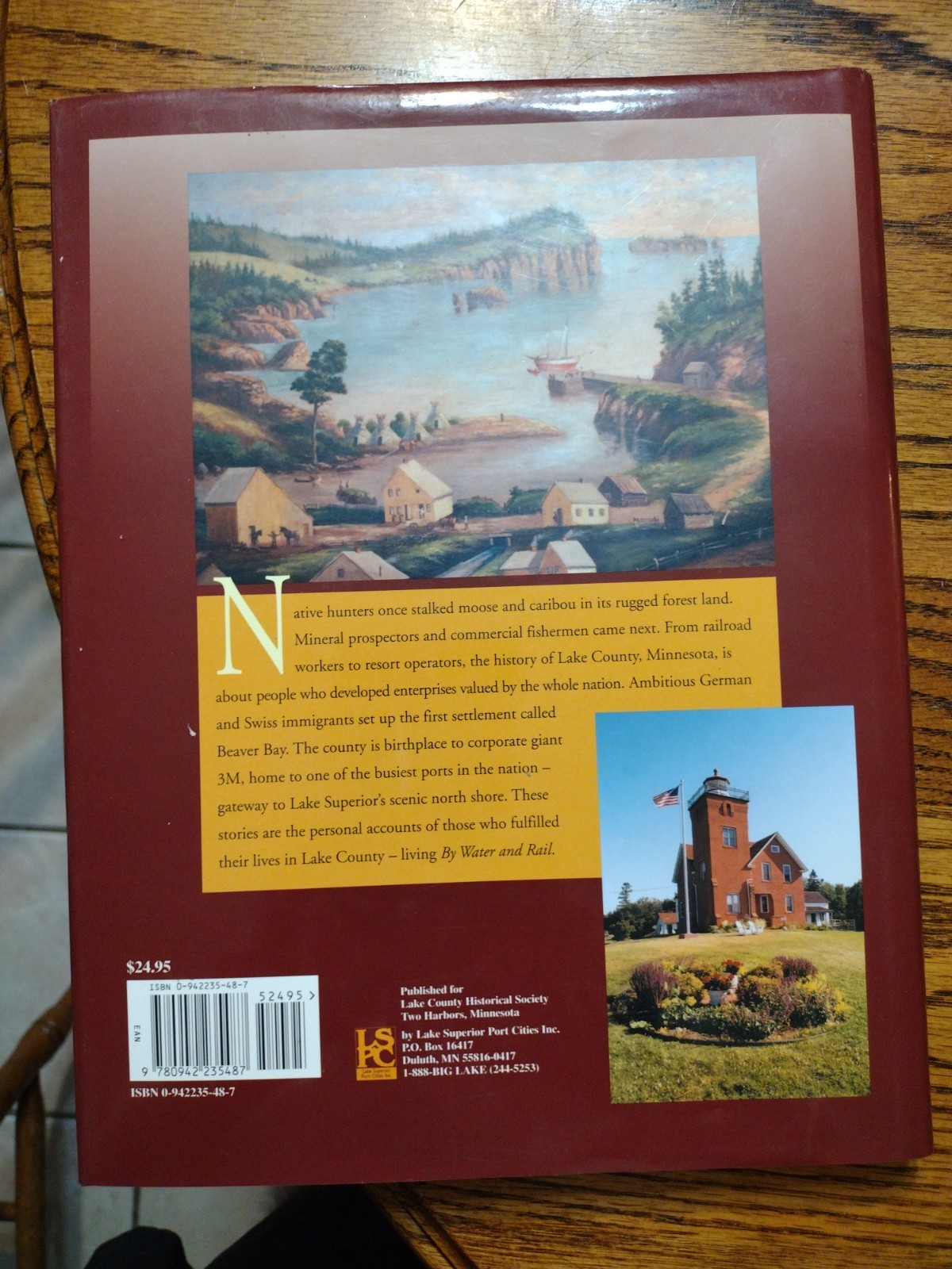 By Water & Rail A History of Lake County Minnesota Hugh E. Bishop 2000 201 pages