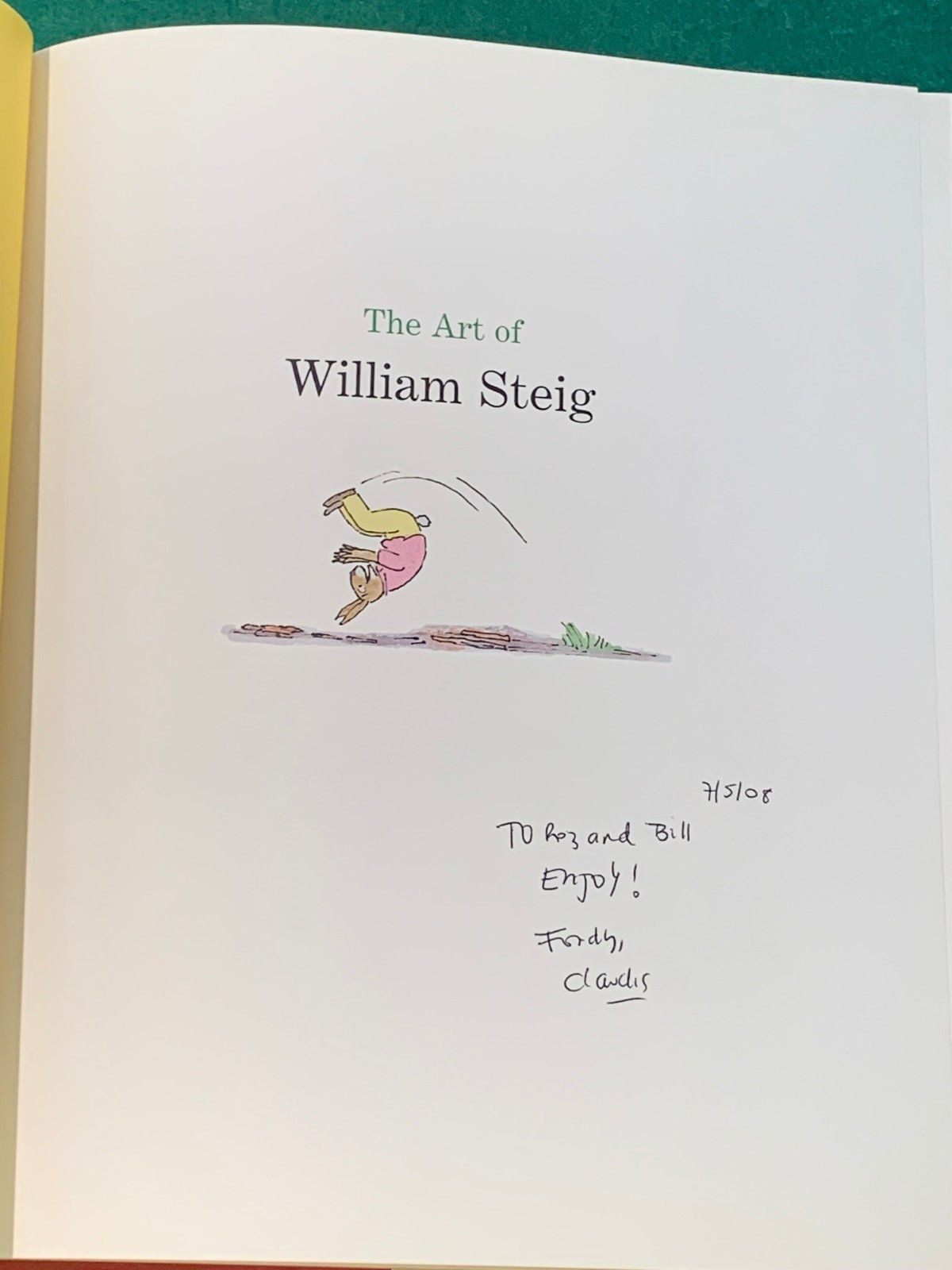 The Art of William Steig by Claudia J. Nahson SIGNED 1st/1st HC DJ 2007 Cartoons