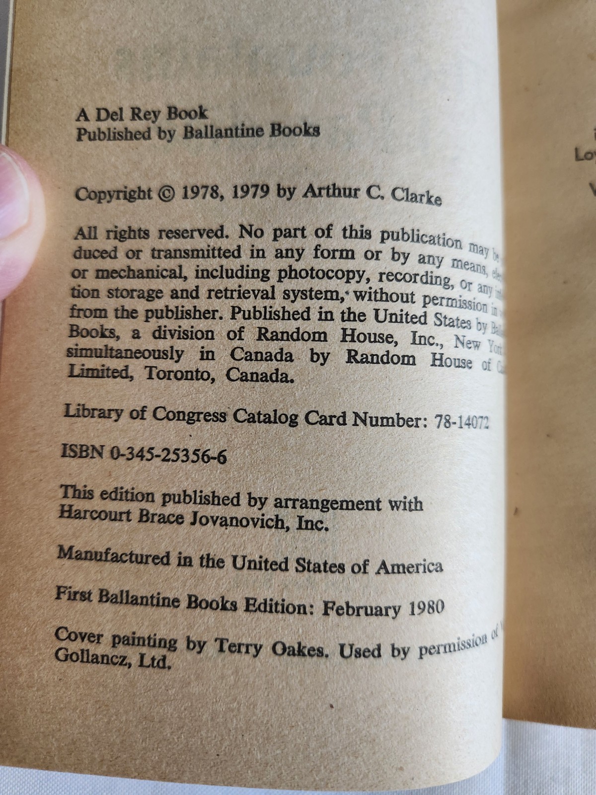 5 VTG Arthur C. Clarke Paperbacks – Earthlight, Childhood’s End, White Heart +