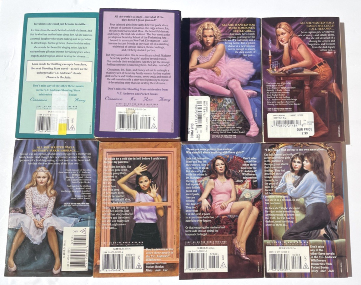 V.C. Andrews 26 Paperback Book Lot Flowers In The Attic +More Several Keyholes