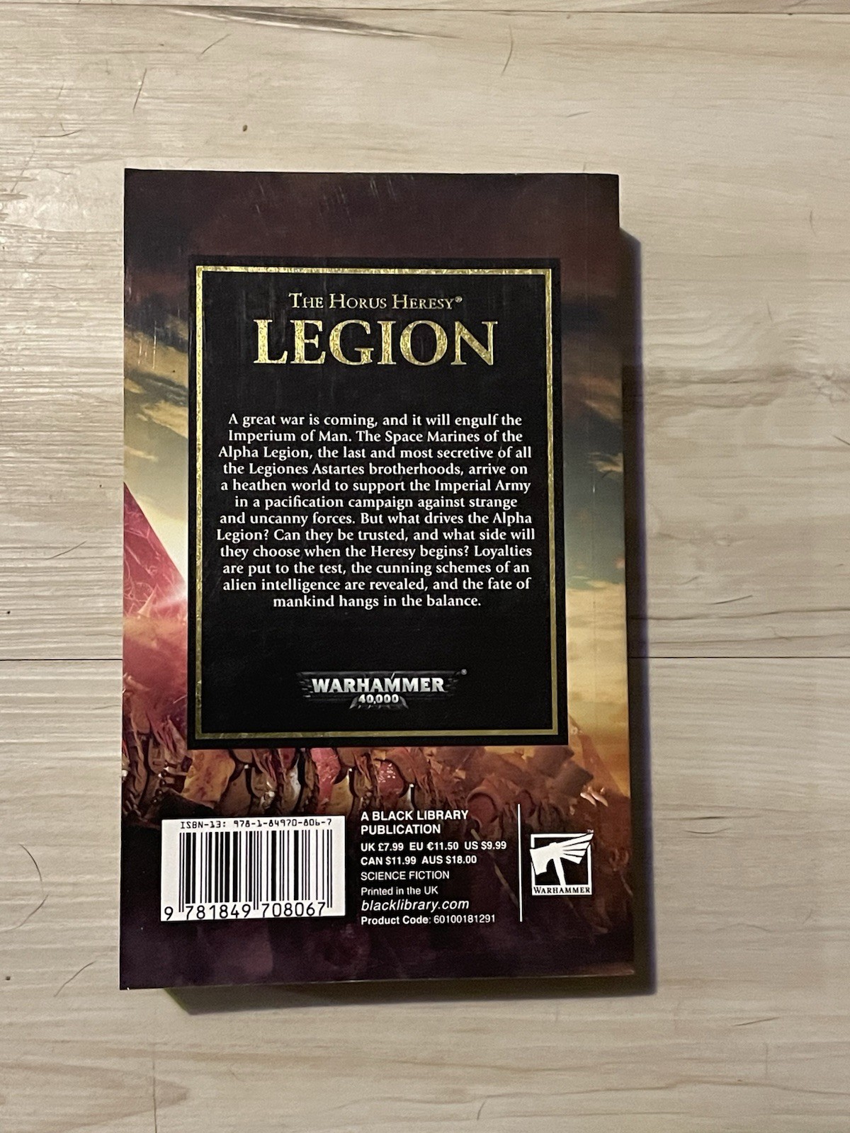 Legion, Horus Heresy, Black Library, Warhammer 40K, Black Library.