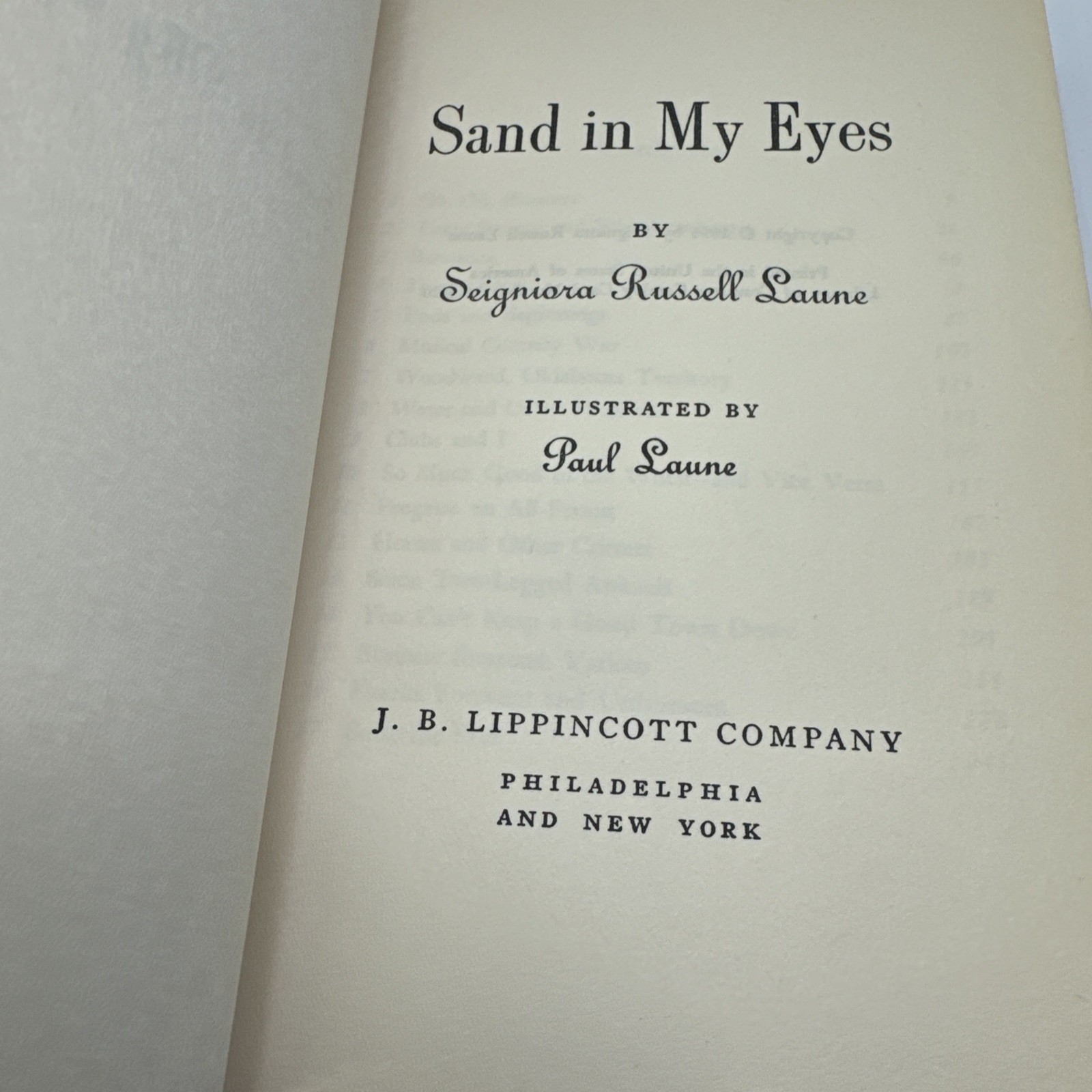 Sand in my Eyes Seigniora Russell Laune 1956 HC Frontier Life Woodward Oklahoma