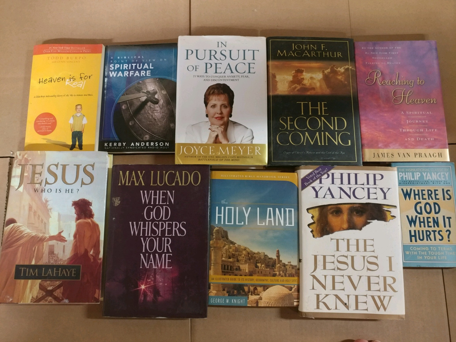 Lot of 10 Pounds LB Christian Prayer Bible Jesus Theology Story Book RANDOM*MIX