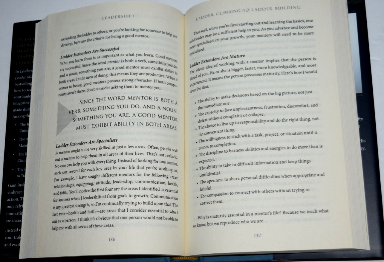 “LEADER SHIFT – 11 Essential Changes,” by John C. Maxwell, 265 Pages (c) 2019, N