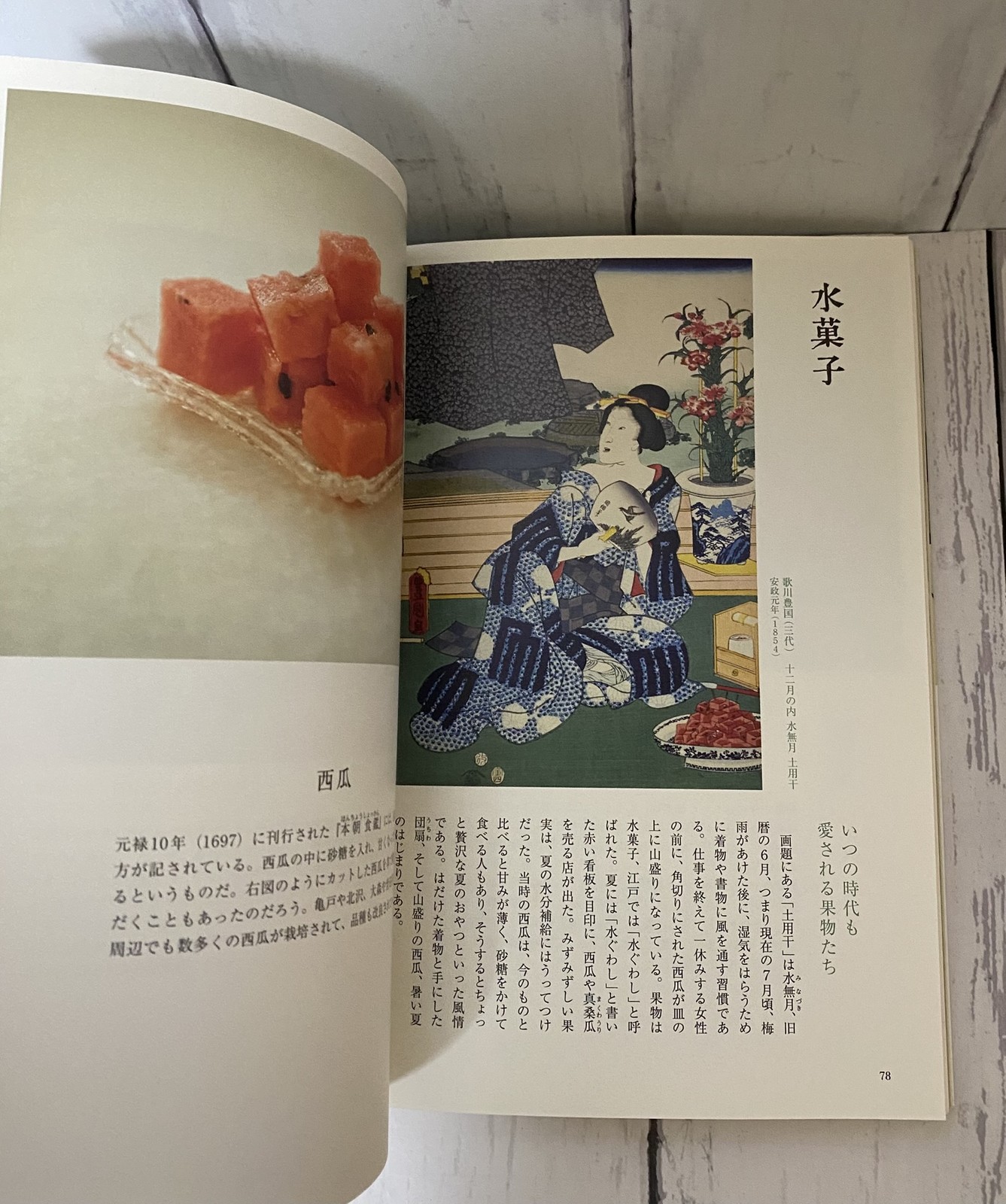 Ukiyo-e Japanese Food Culture Book Edo Period Sushi Soba Tempura Art Japan