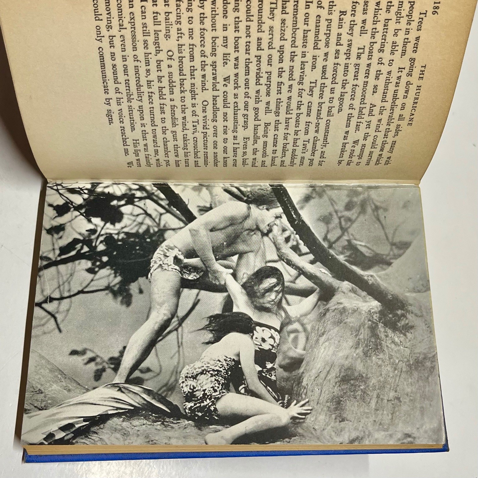 The Hurricane Nordhoff & Hall 1937 Photoplay Edition Blue Ribbon Books